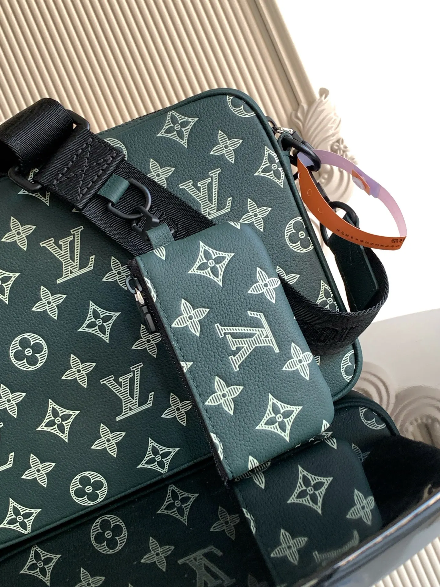LV 绿色压纹链条小方包 单肩款｜ORBUYBAG 岚奢包高端时尚精品