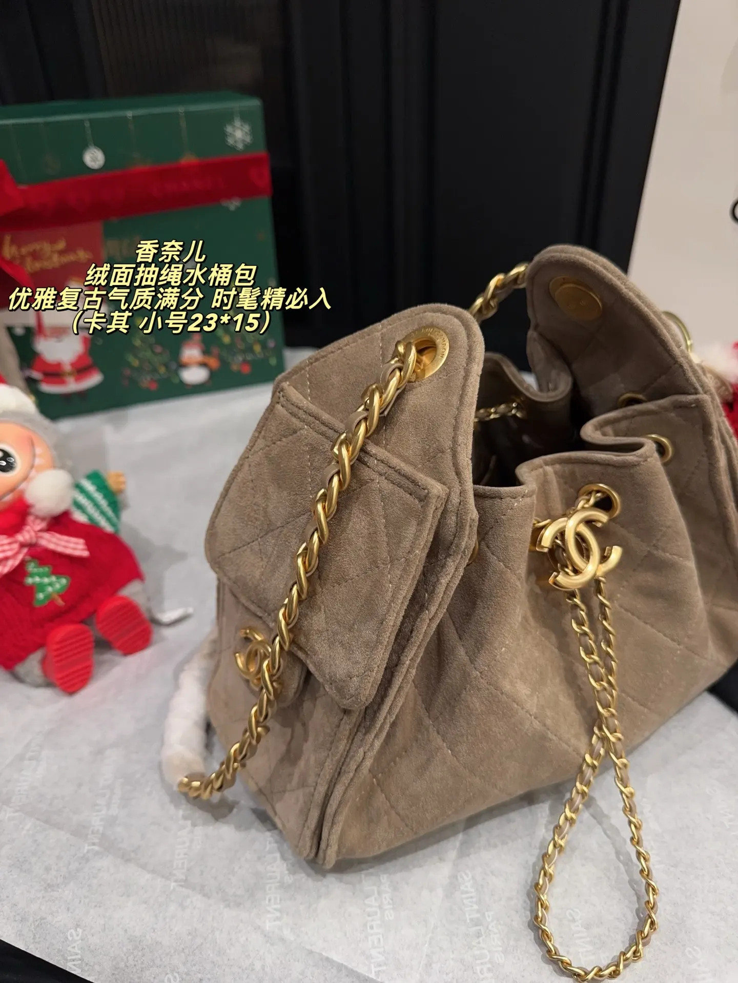 金色 链条包 精致链条款