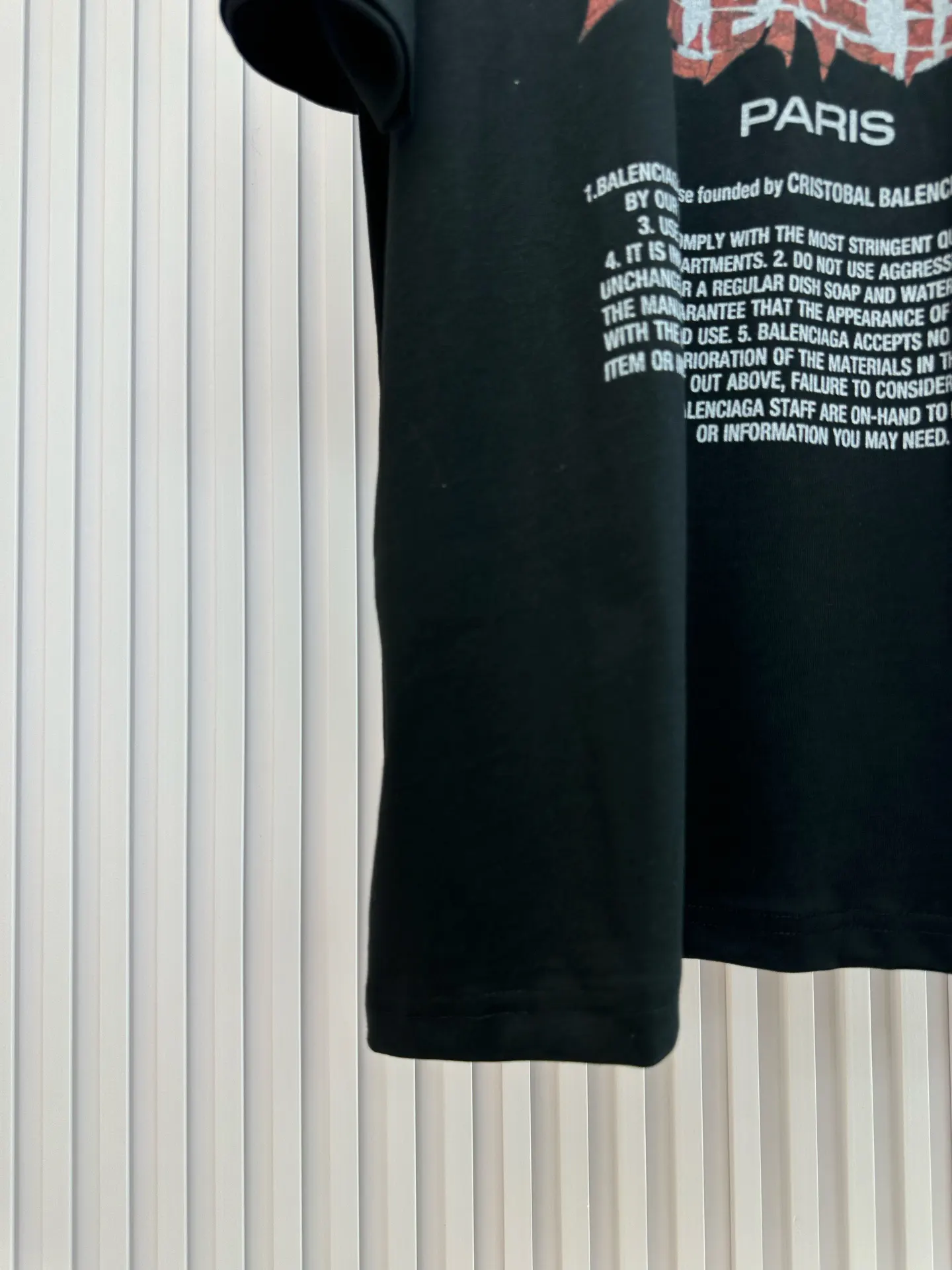 Balenciaga Cotton Short Sleeve T-Shirt Loose Casual