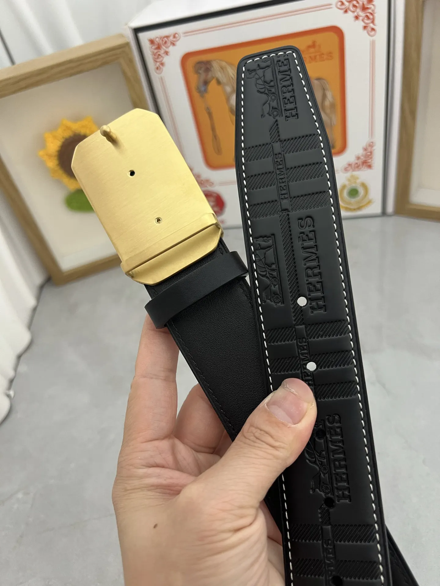 Hermès Leather Belt Fine Accessories