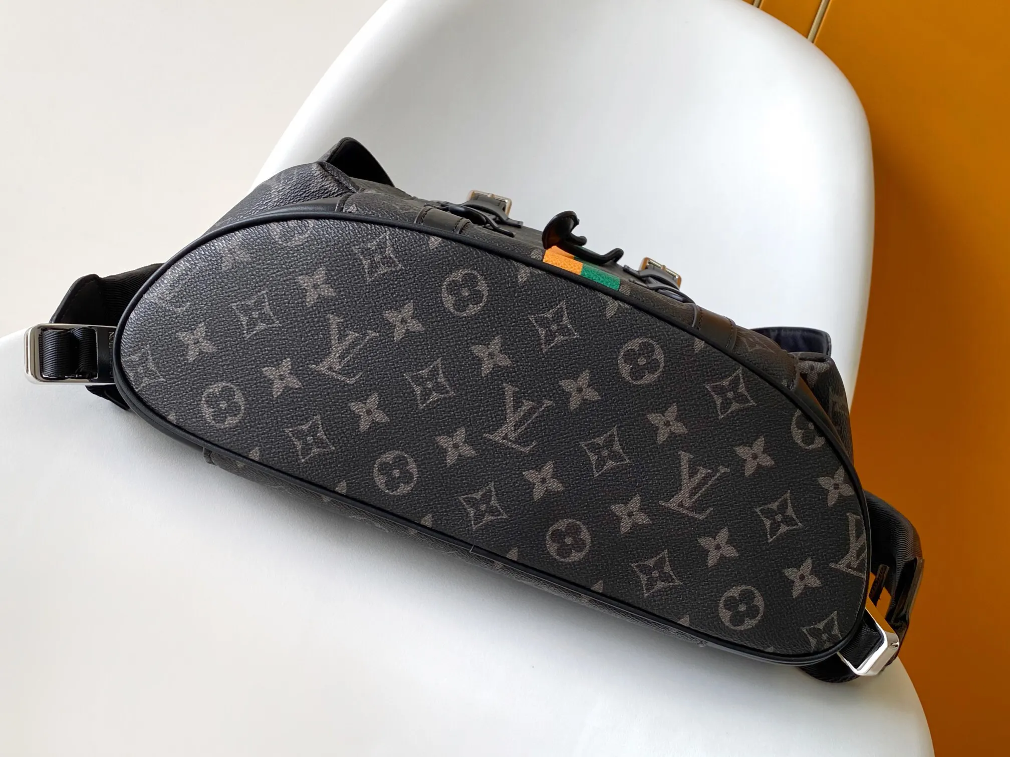 Blue Monogram Fashion Item Travel Canvas