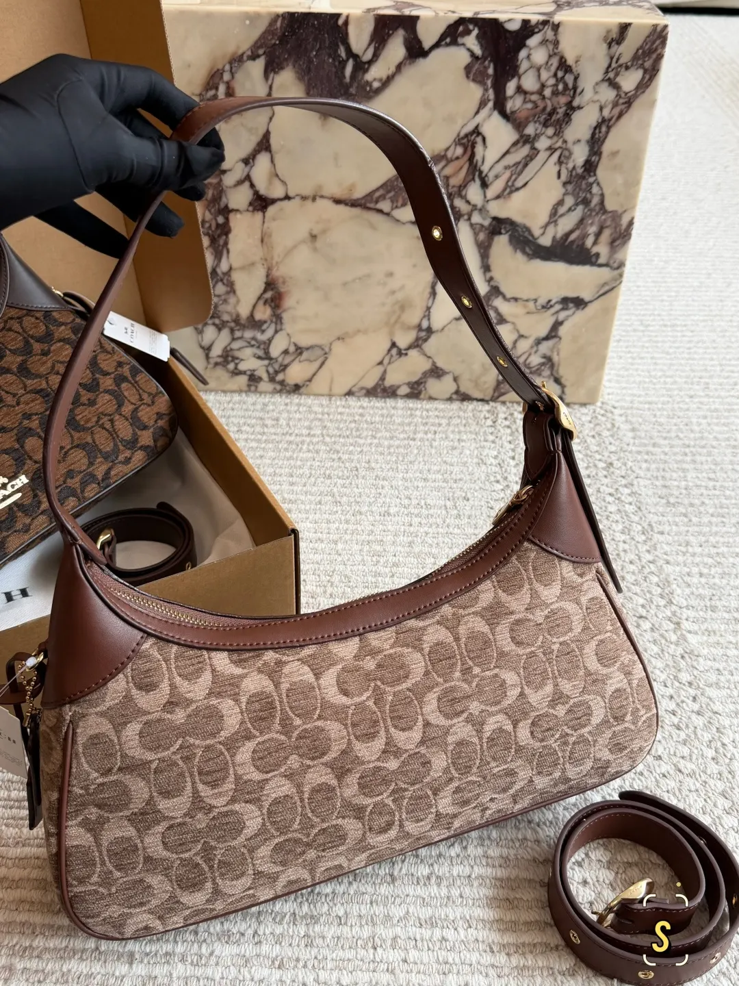 Brown Monogram Organizer Pouch Travel