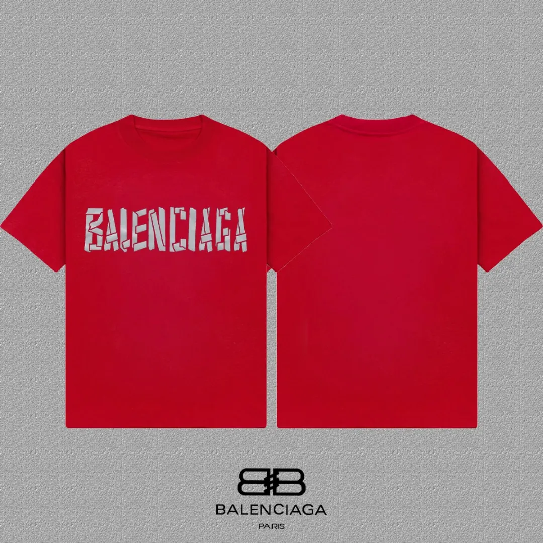 Balenciaga 紅色 Logo 短袖T恤(數字3) Balenciaga 紅色 Logo 短袖T恤(數字3)