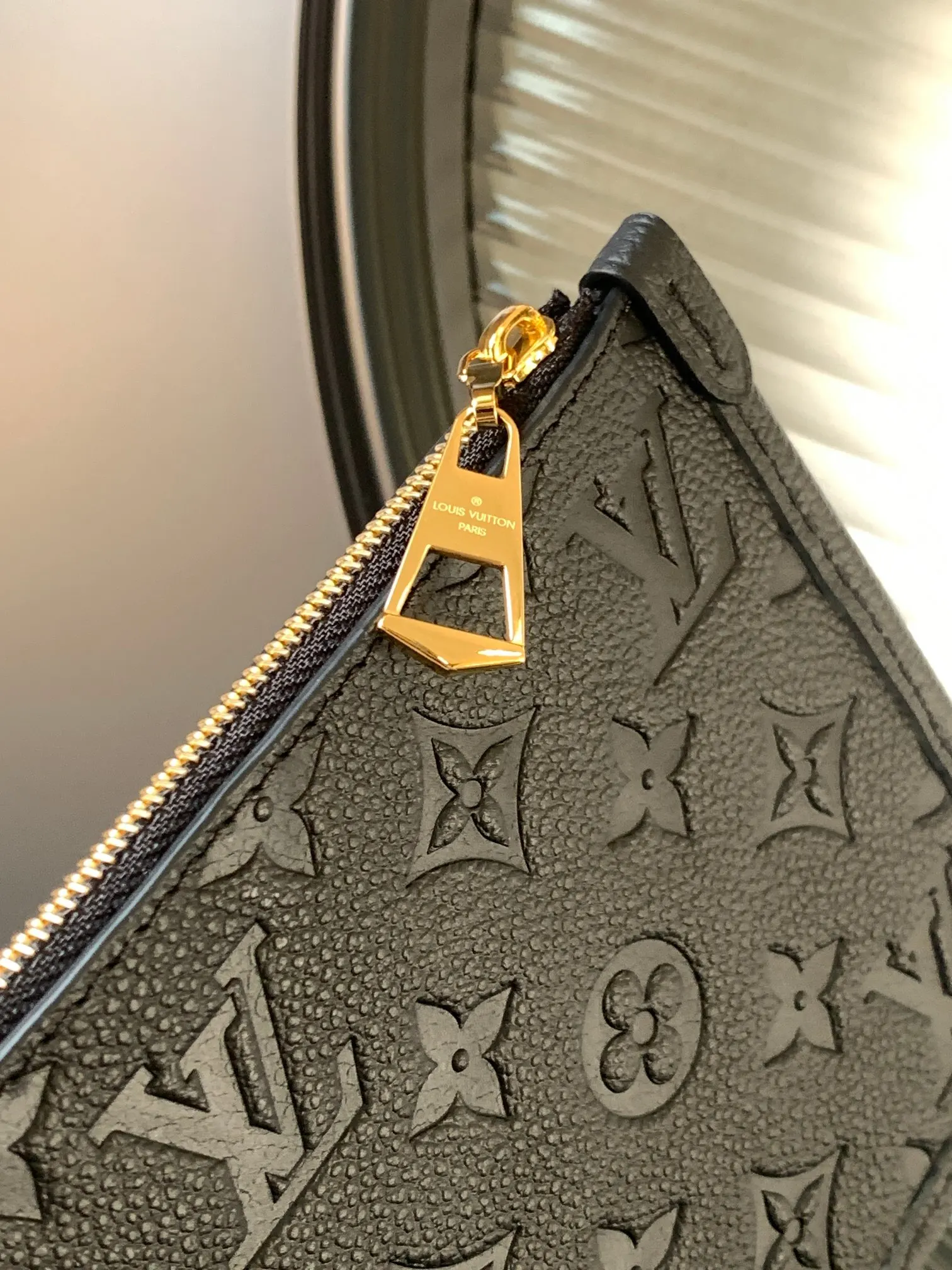 White Beige Clutch Bag