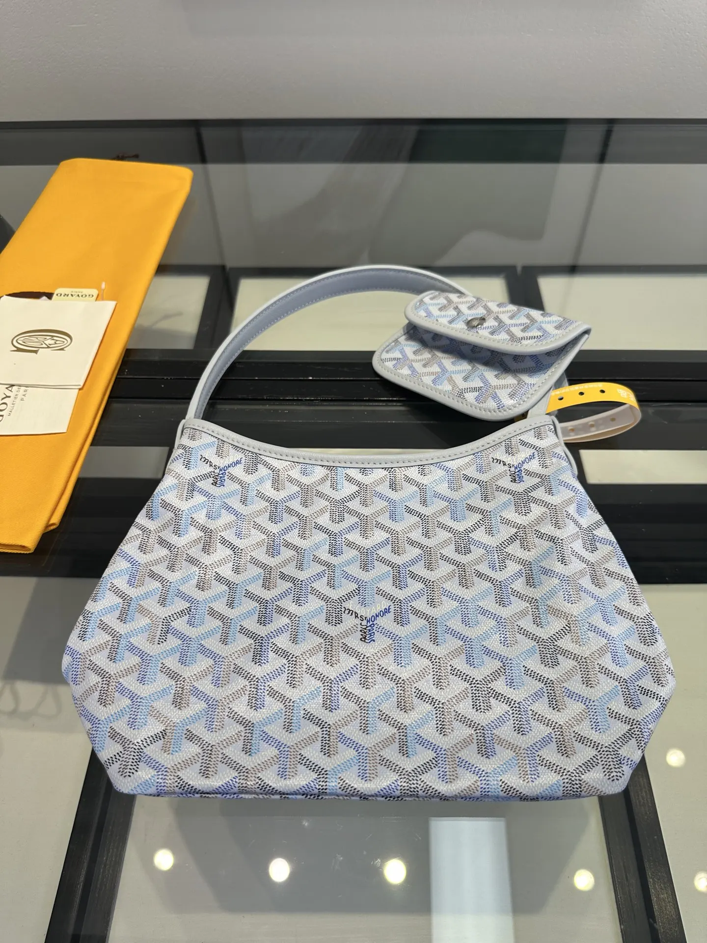 Goyard Hobo 戈雅 迷你hobo 腋下包 极地藍 四季炫彩 托特包 大容量托特款