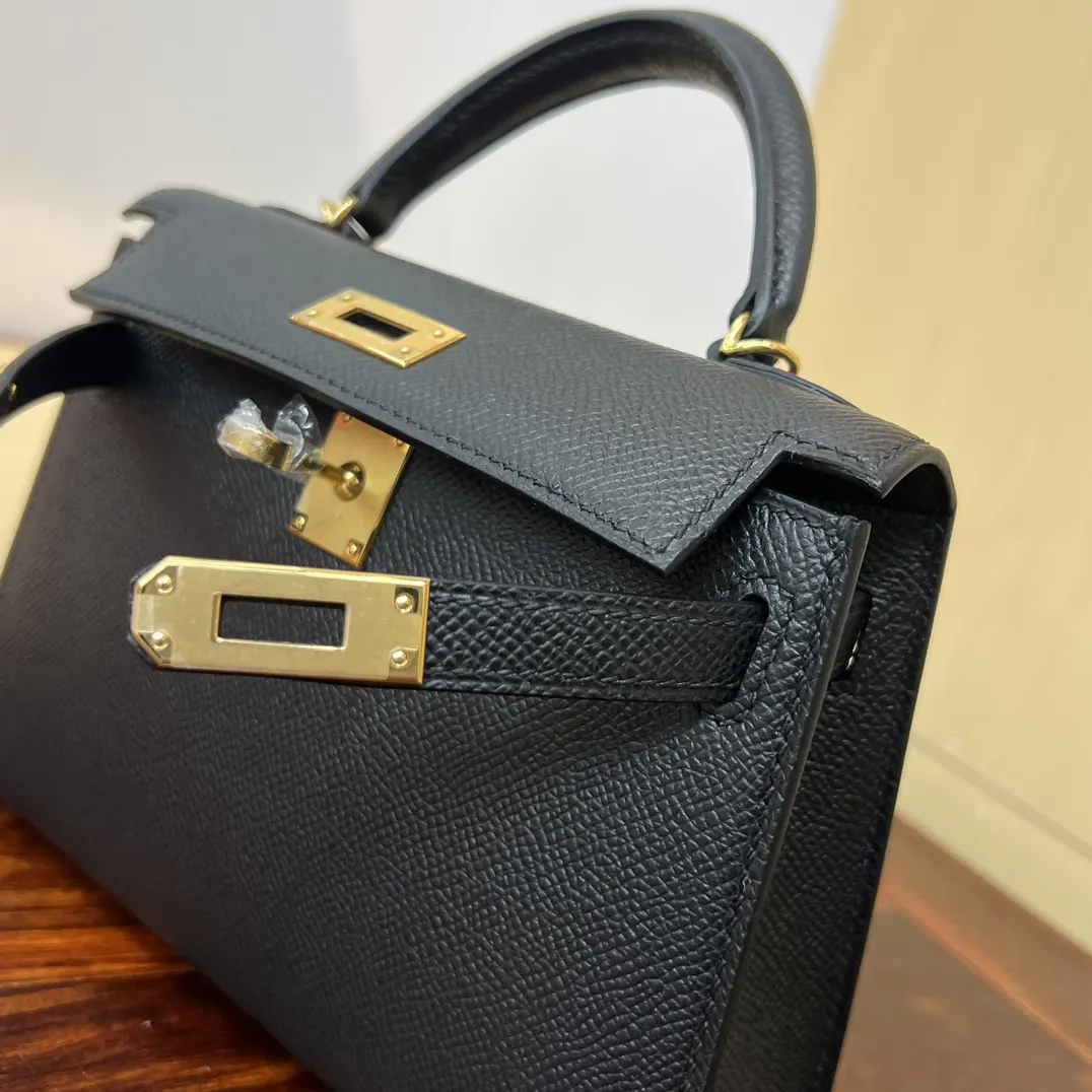 Hermès Kelly 羊皮手提包 实拍款01