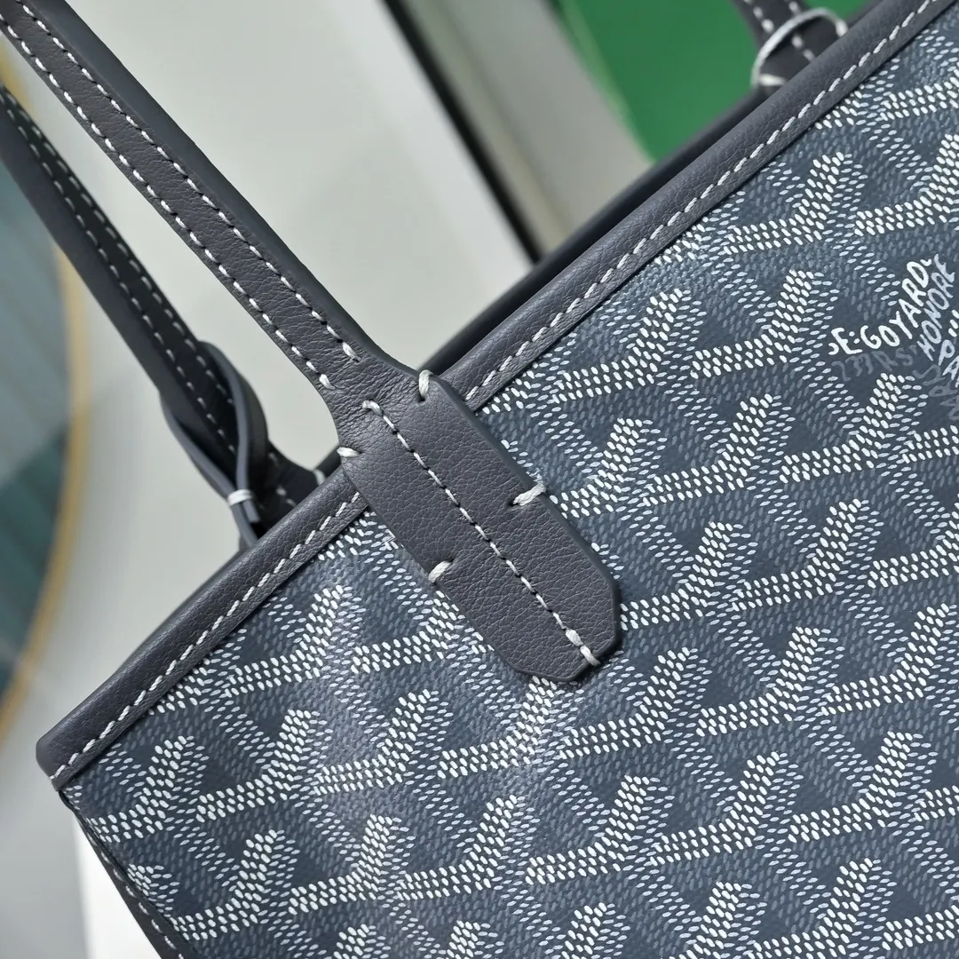 Goyard 牛皮 高 戈雅双面mini 王菲同款购物袋 头层牛皮 托特包 大容量托特款