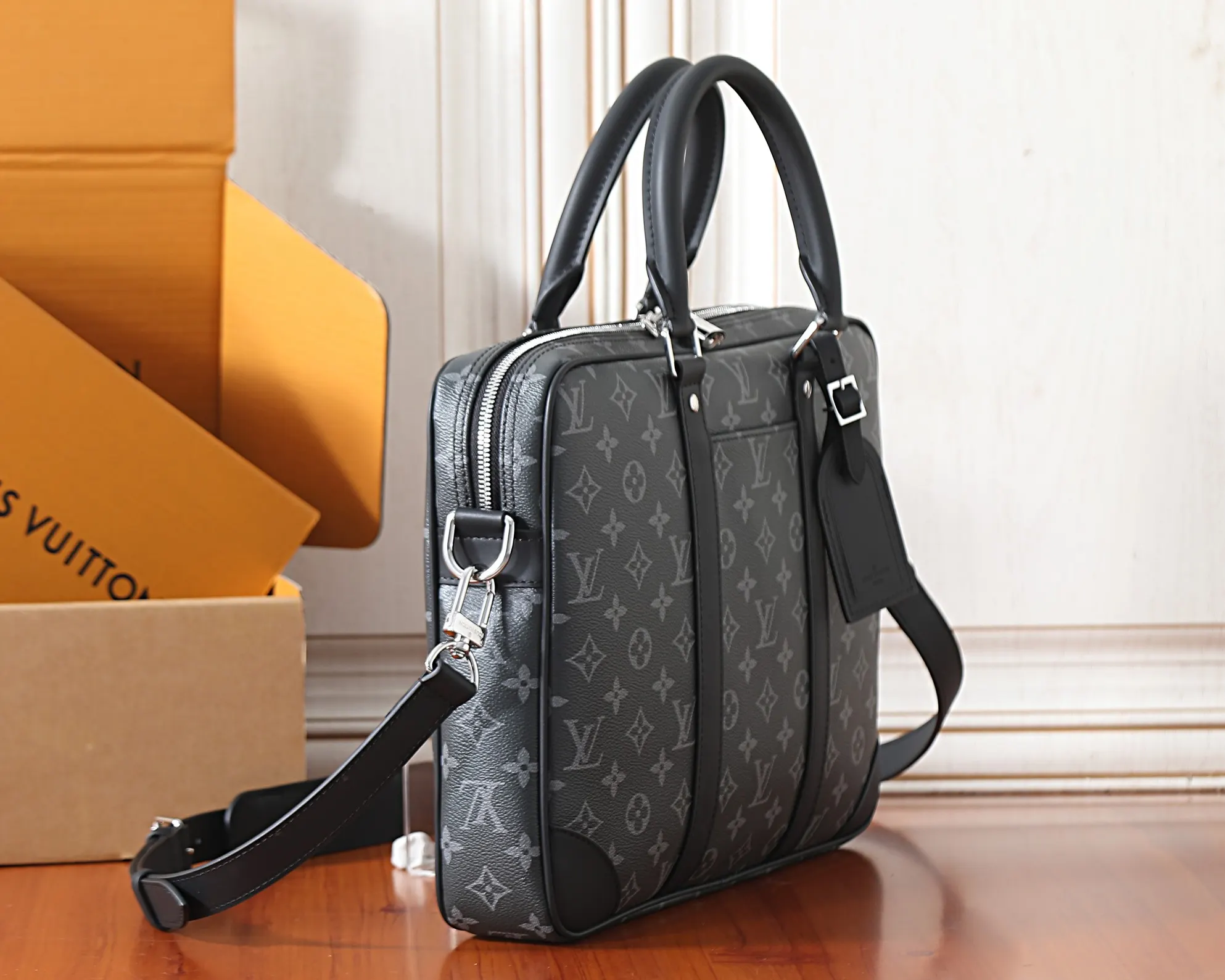 Briefcase Business Commuter Leather