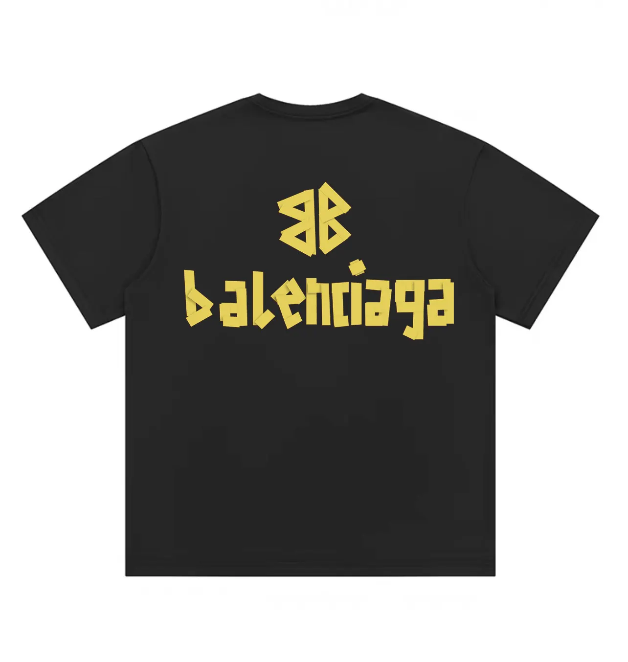 Balenciaga Gray Cotton Short Sleeve T-Shirt Street