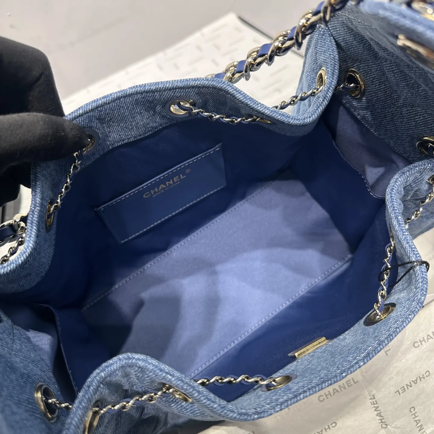 金色 牛仔 进口的牛仔手感就是 腋下包 復古腋下背款