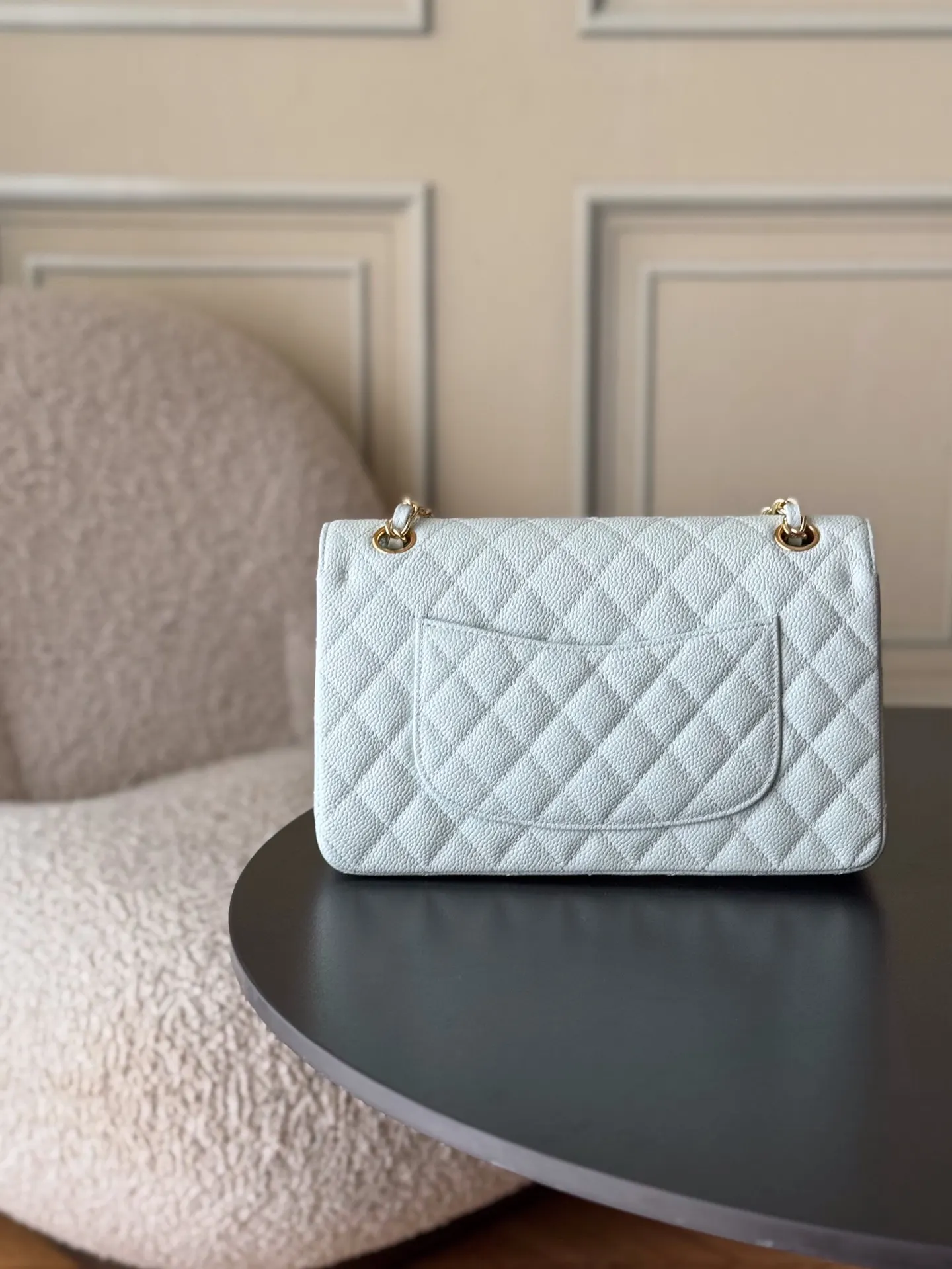 Chanel Caviar Cowhide Flap Chain Bag One Shoulder Cross Image 2 Chanel Caviar Cowhide Flap Chain Bag One Shoulder Cross Image 2