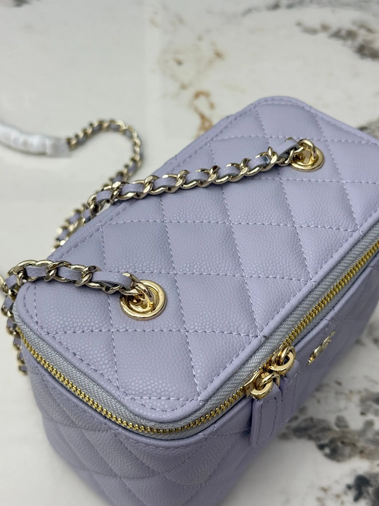 CHANEL 金色 牛皮 鏈條包 精致鏈條款