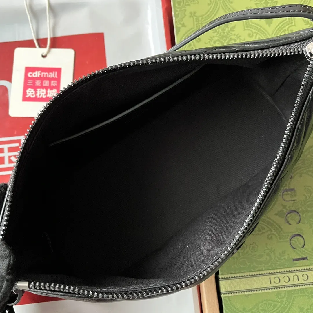 Gucci Black Gold Backpack