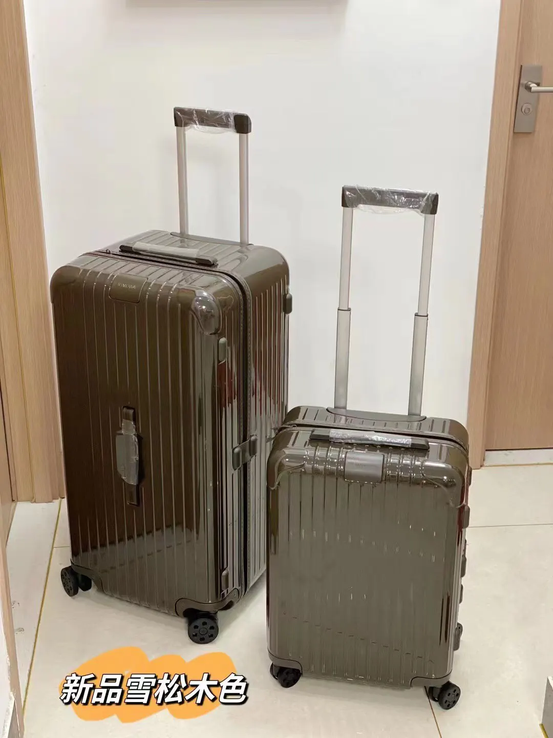 黑色 白色 Essential 系列 原Salsa的 行李箱 旅行拉杆款 輕便出行款