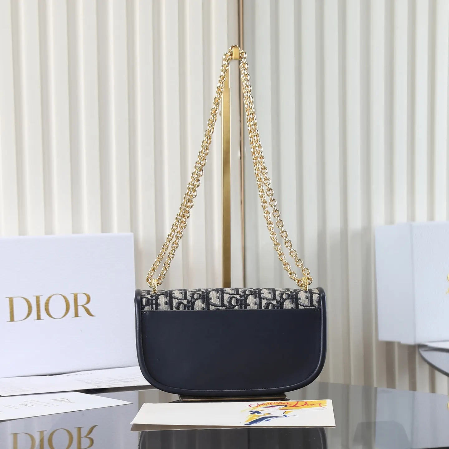 Dior 藍色 鏈條包 精致鏈條款