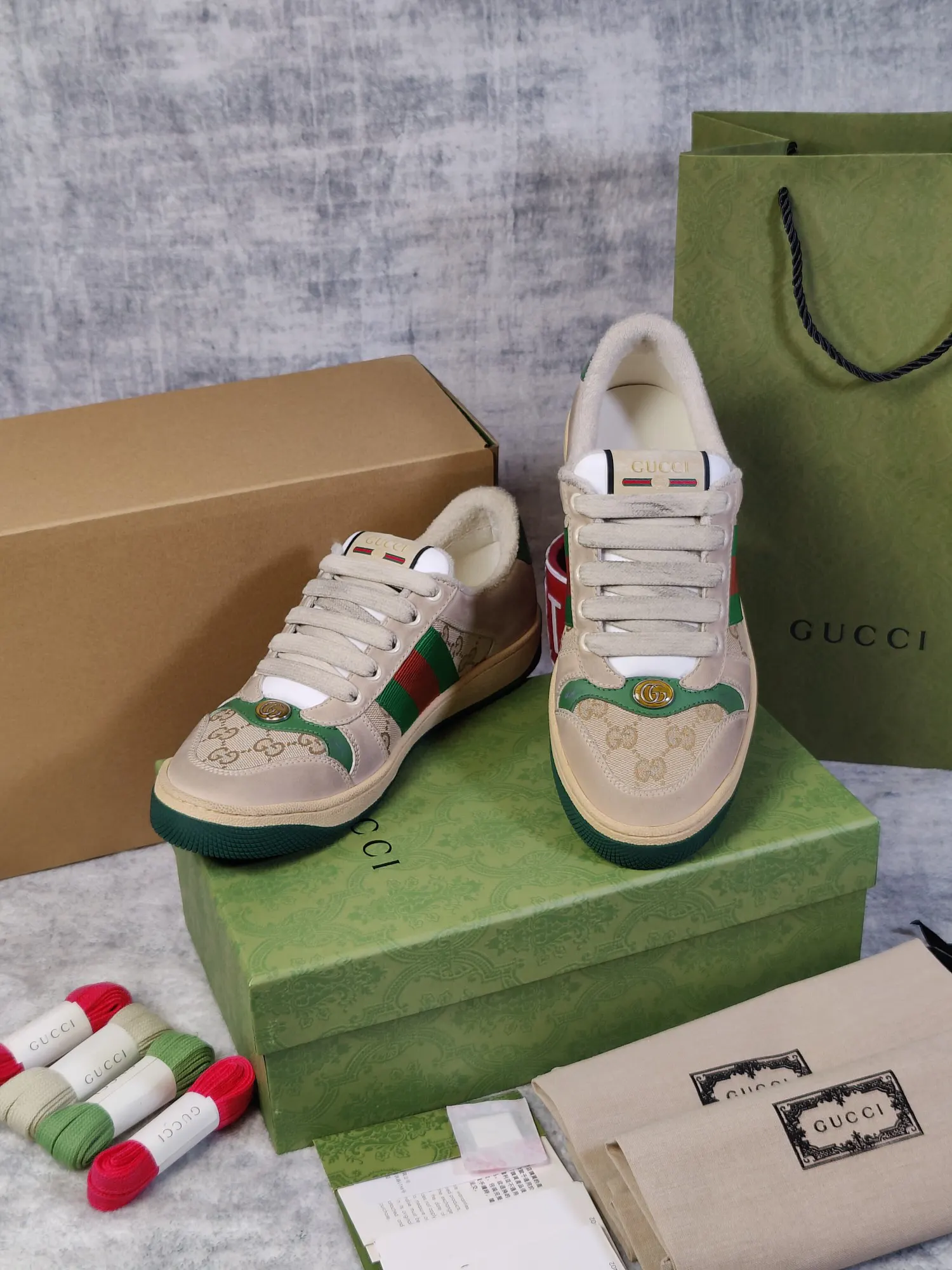 Gucci Logo休闲运动鞋 百搭款