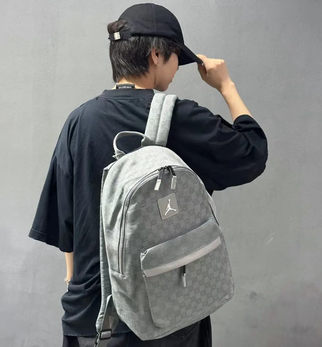 Black Monogram Shoulder Bag Canvas