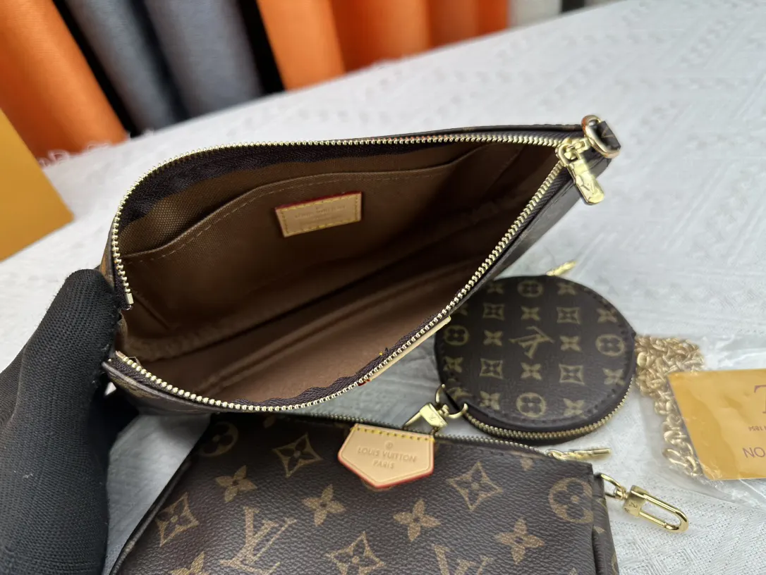 LV 金色 牛皮 链条包 精致链条款