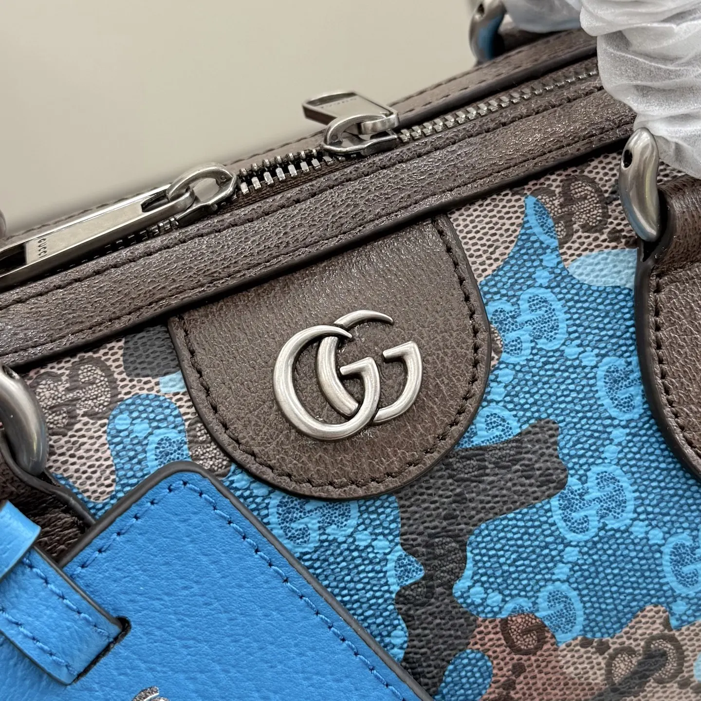 Blue Brown Fashion Item Travel Classic
