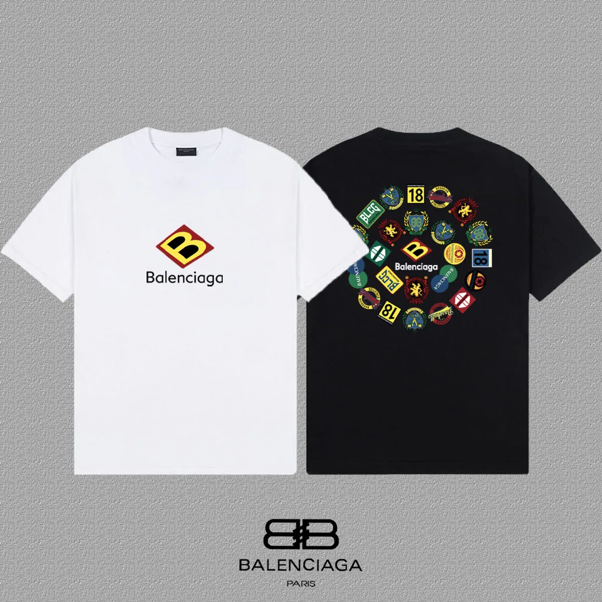 Balenciaga Paris 黑色 短袖T恤