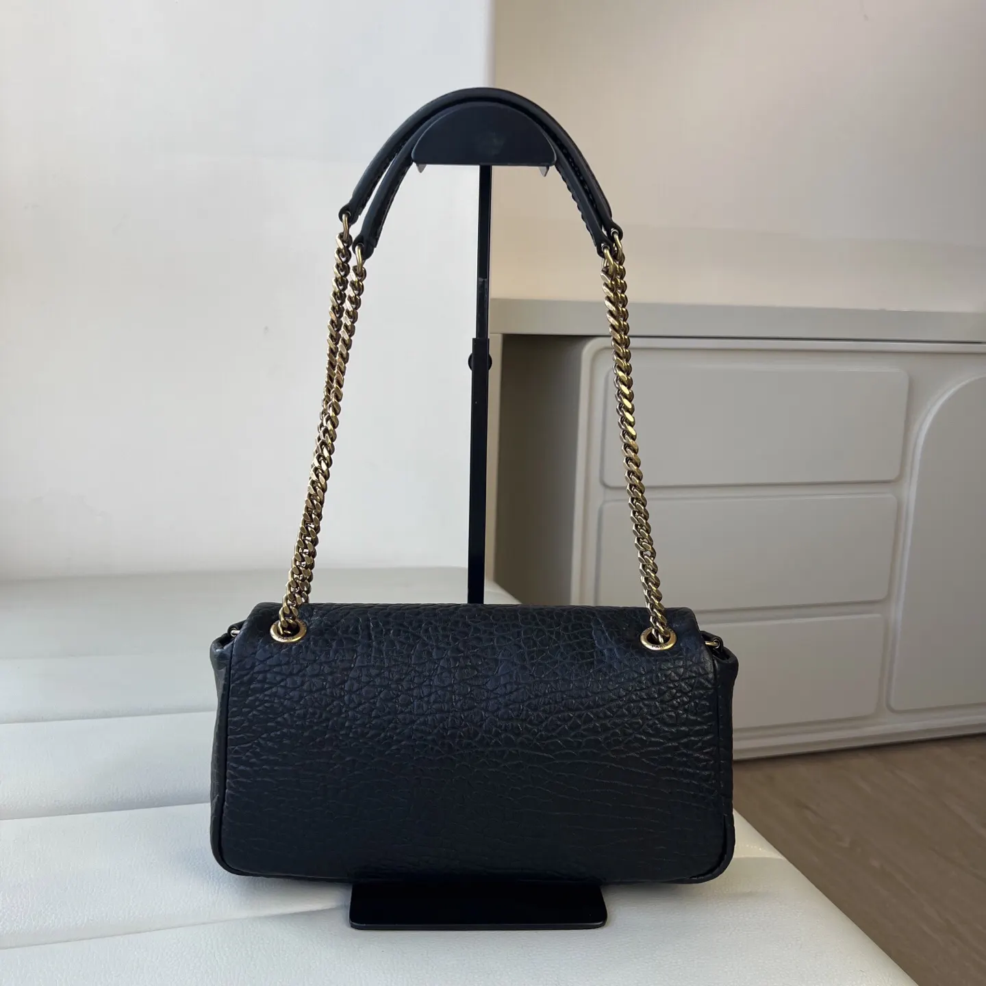 YSL 羊皮 CALYPSO羊皮革手袋 链条包 精致链条款