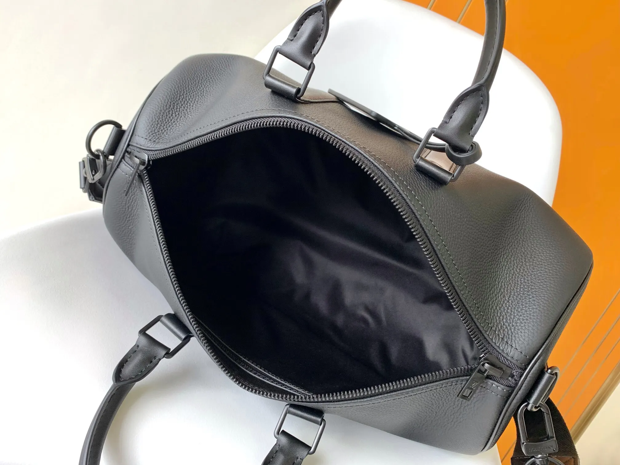 Keepall 黑色 提花 旅行袋 大容量旅行款