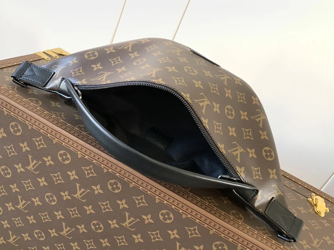 Monogram Crossbody Bag Lightweight Leather Image 9 Monogram Crossbody Bag Lightweight Leather Image 9