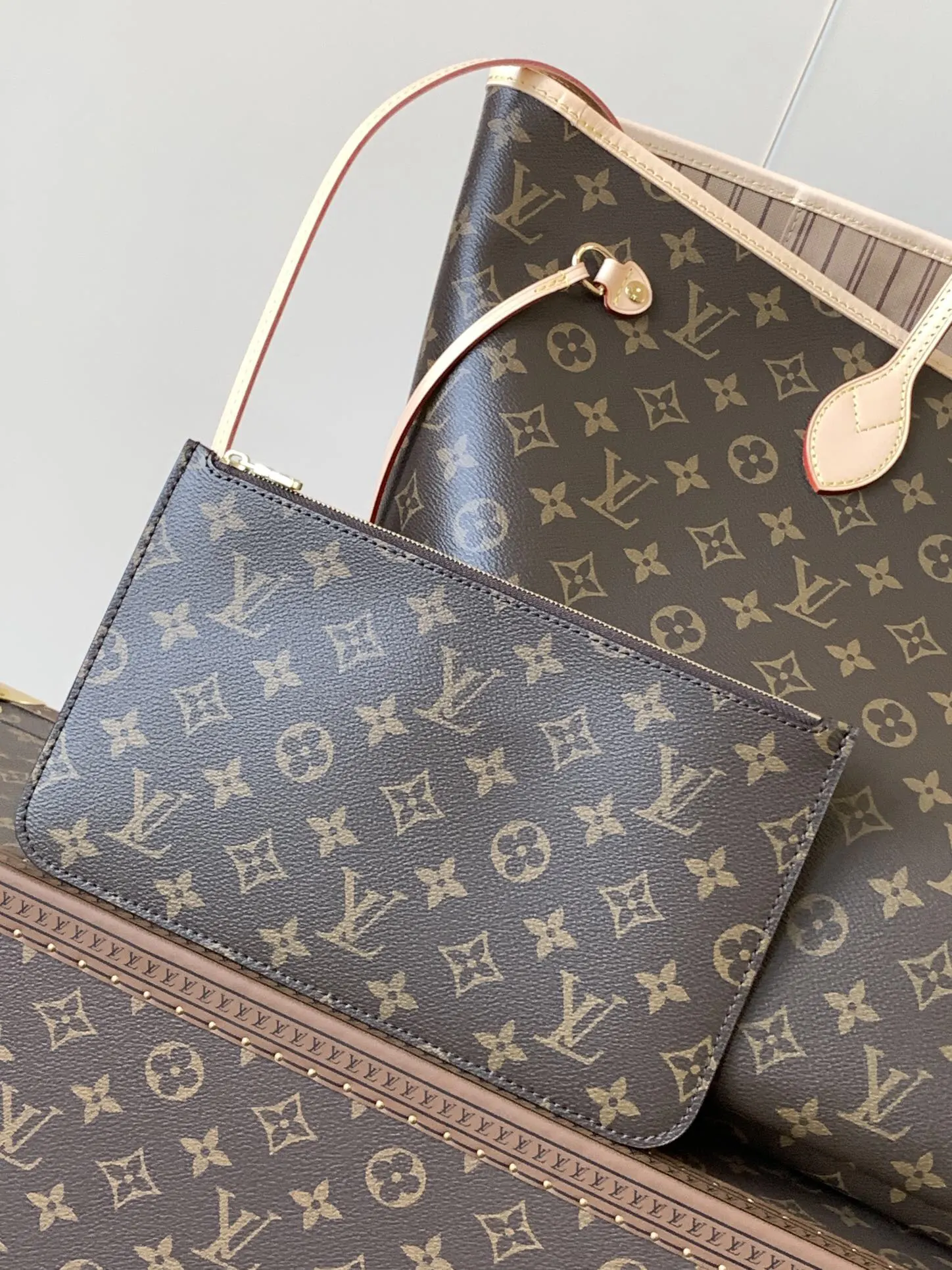 Neverfull 牛皮 托特包 大容量托特款