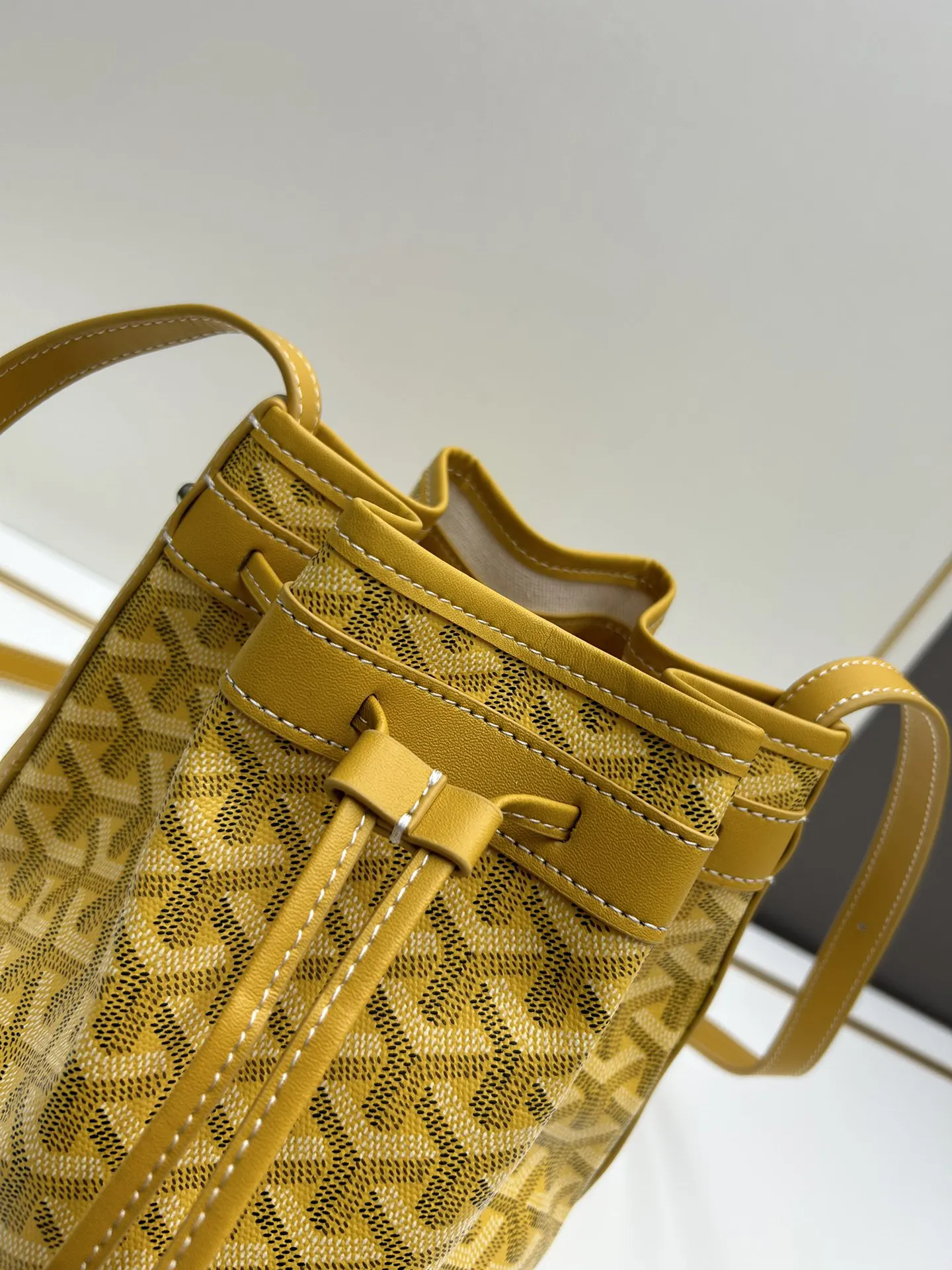 Goyard 皮革 批 Petit Flot戈雅 水桶包突出其模块 休闲水桶款