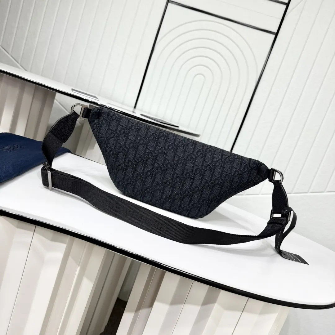 Black Organizer Pouch Travel Leather