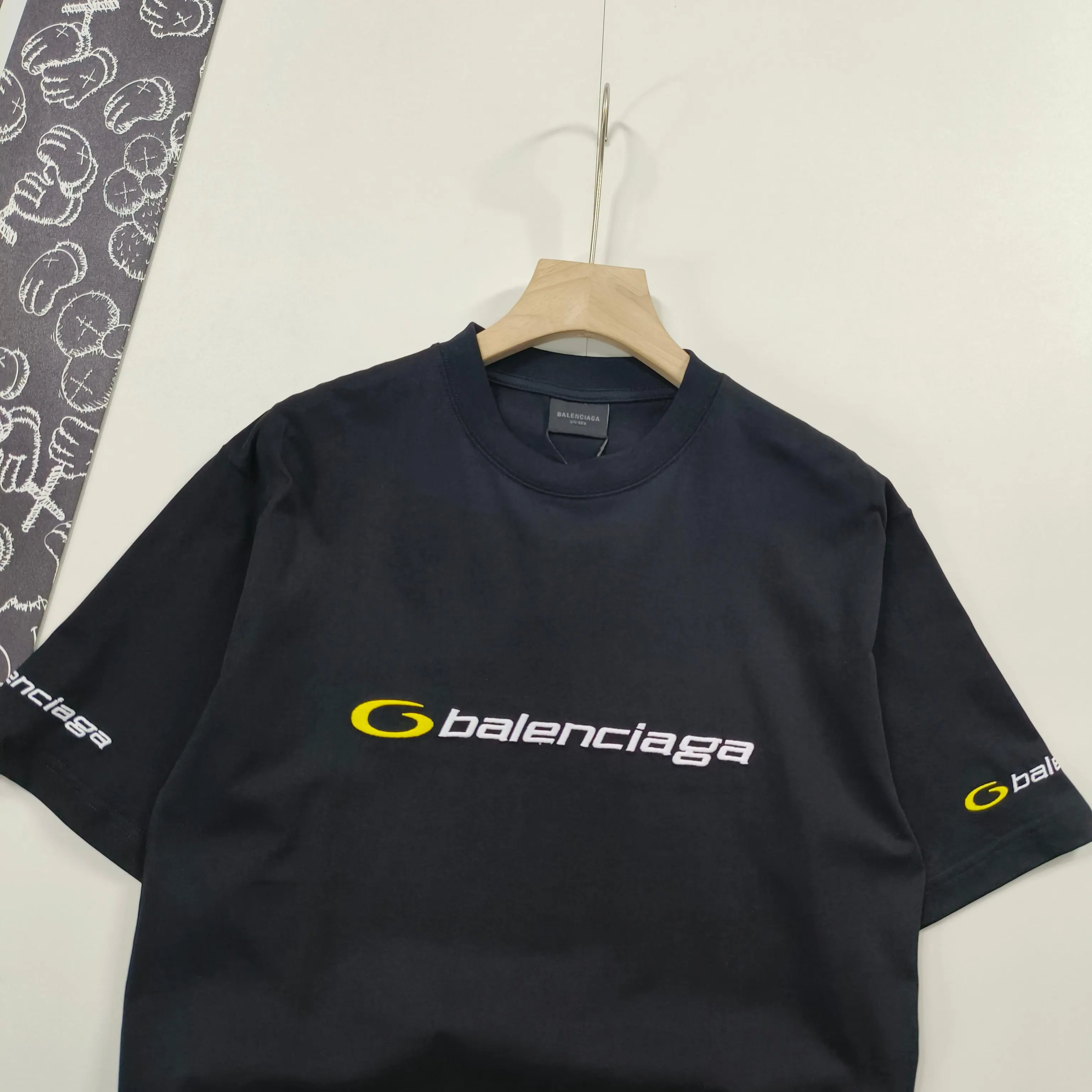 Balenciaga 黑色 純棉 Logo 短袖T恤(數字5) Balenciaga 黑色 純棉 Logo 短袖T恤(數字5)