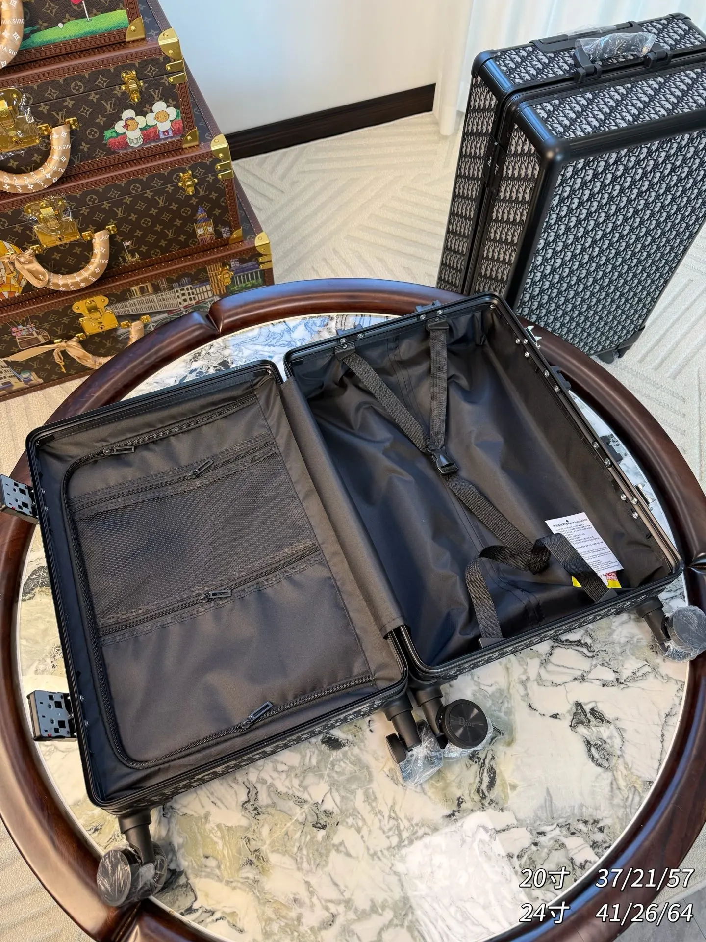 Dior 老花 经典老花 料铝框 耐看结实 行李箱 旅行拉杆款 轻便出行款