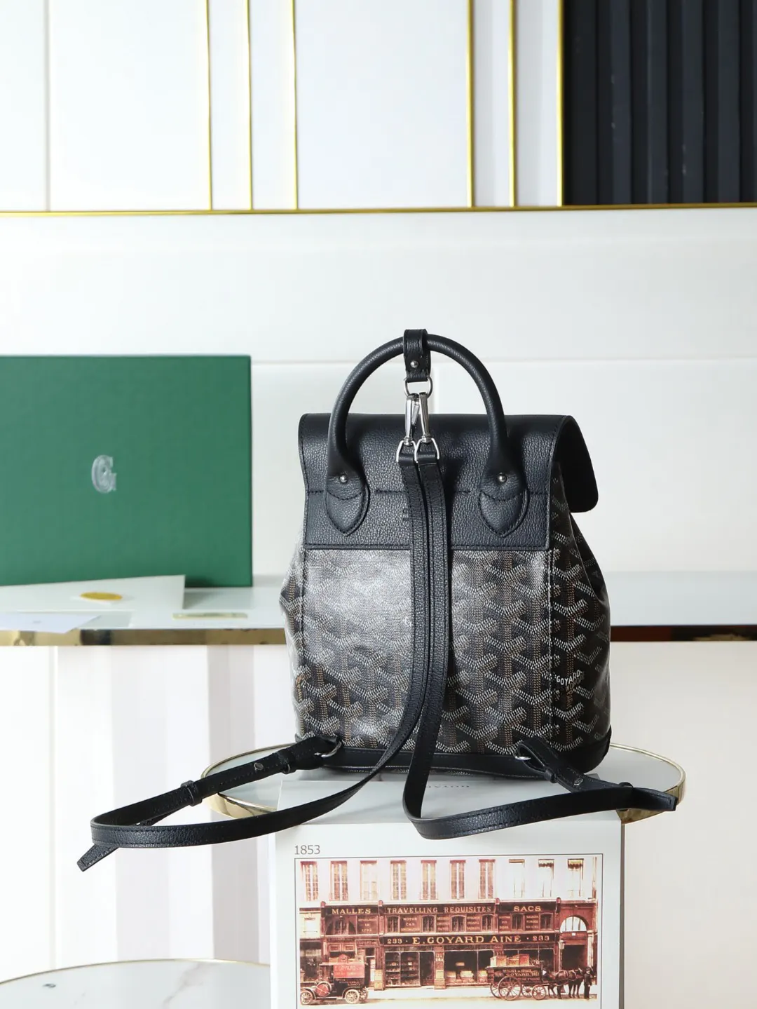 Goyard 黑色 雙肩包 实用雙肩款