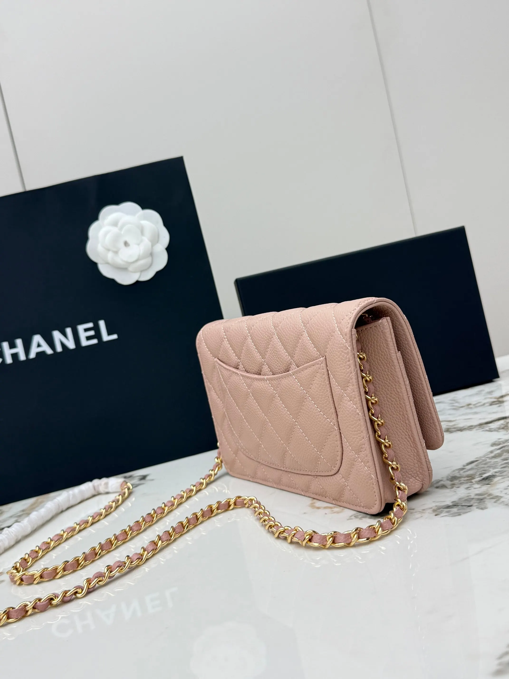 CHANEL 小牛皮 链条包 精致链条款