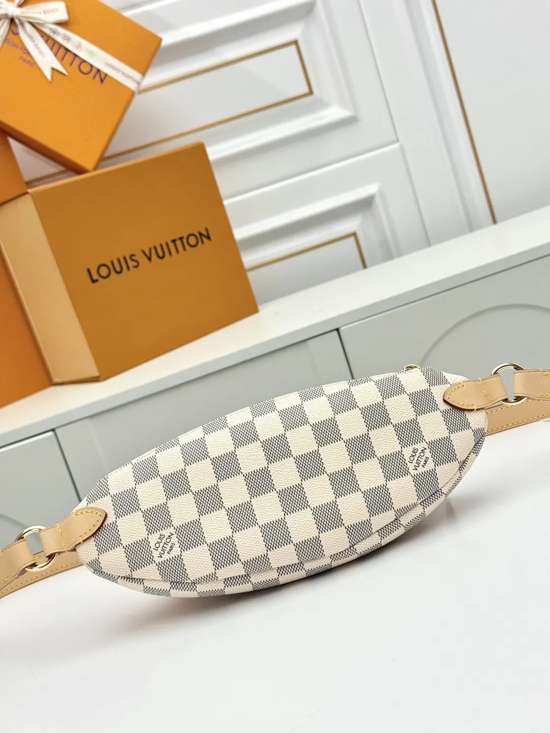Louis Vuitton Monogram Belt Bag Casual Leather