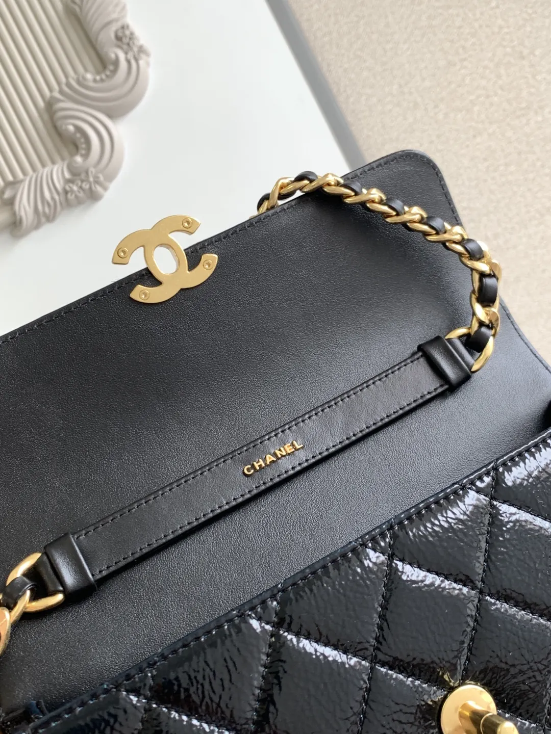 CHANEL 牛皮 腋下包 復古腋下背款