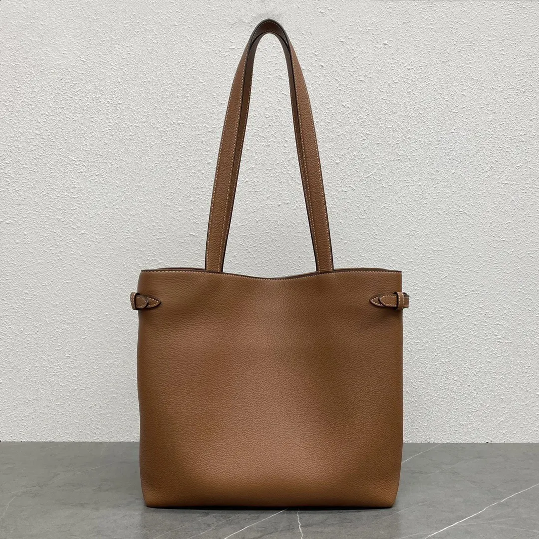 Celine 牛皮 CABAS ANAIS 粒面牛皮革手 托特包 大容量托特款