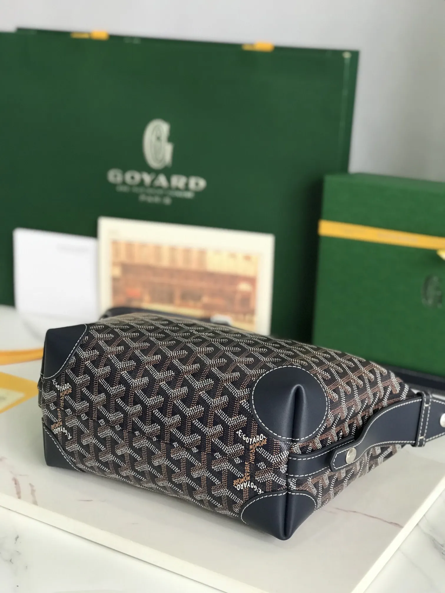 Goyard 戈雅 化妝包Boeing 化妝包收納袋 内里有 手拿包 精致手拿款