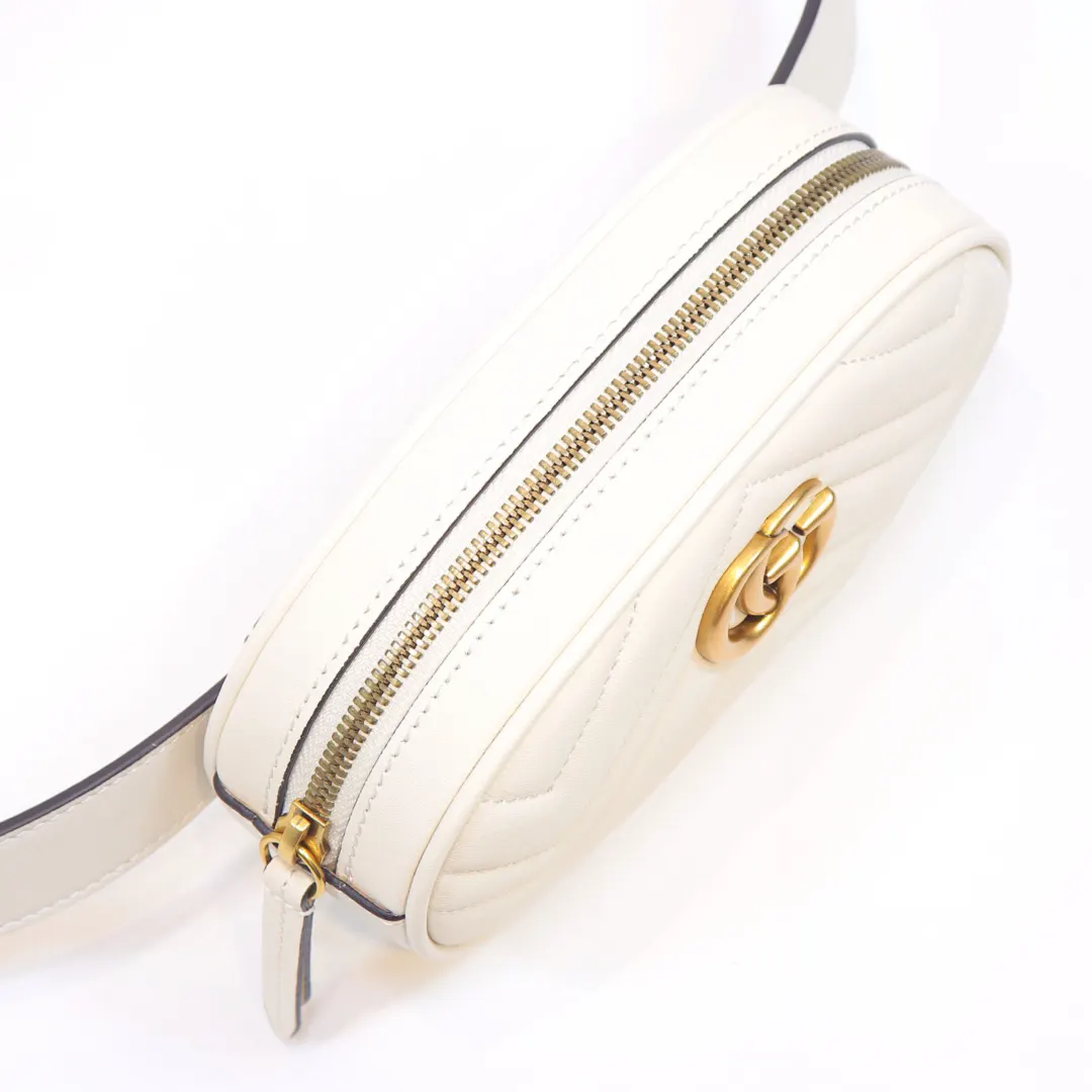 Gucci White Belt Bag Casual
