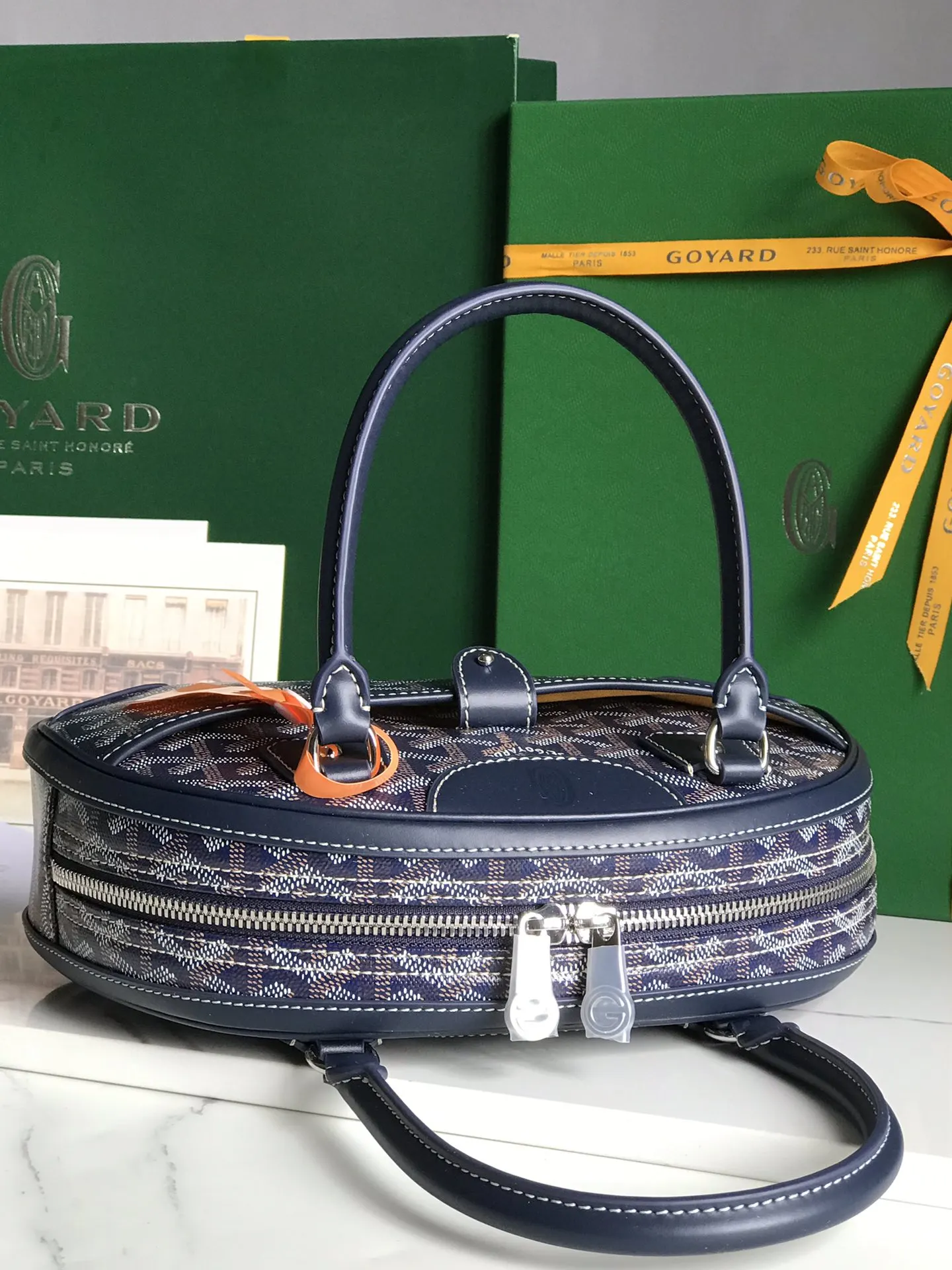 Goyard 老花 牛皮 手提包 通勤手提款(數字9) Goyard 老花 牛皮 手提包 通勤手提款(數字9)