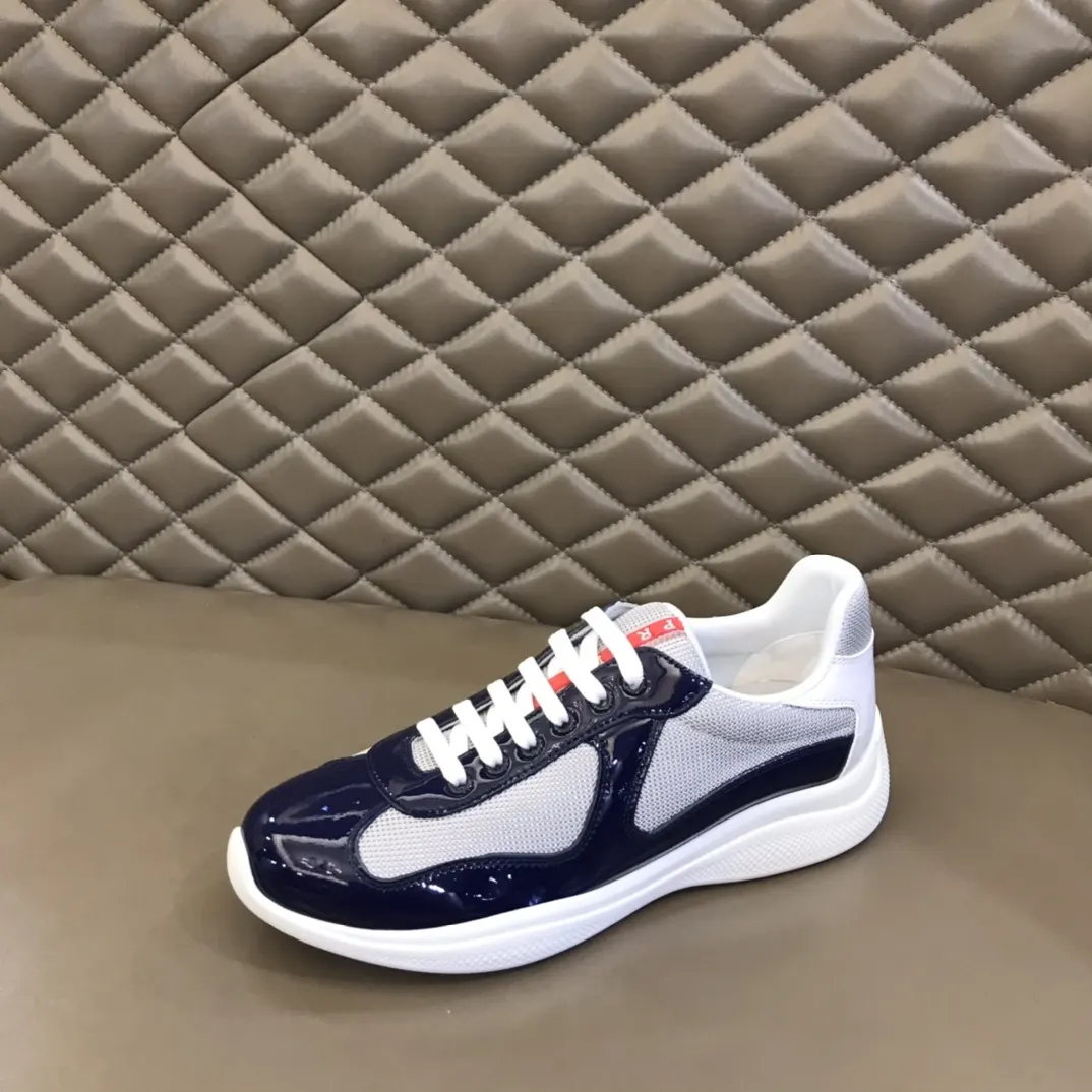 Prada 牛皮 漆皮 运动鞋 休闲运动