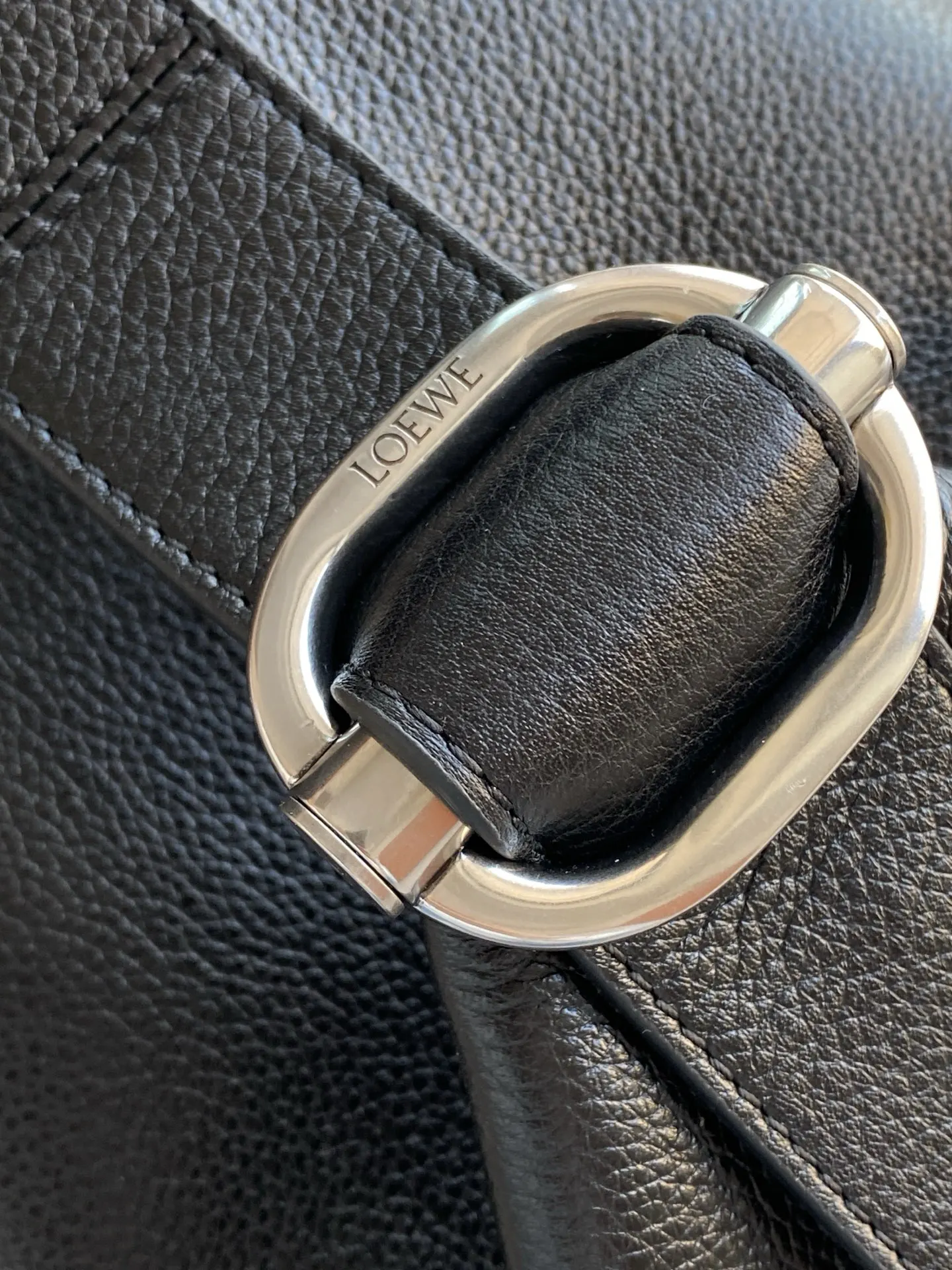 Black Fashion Item Travel Leather