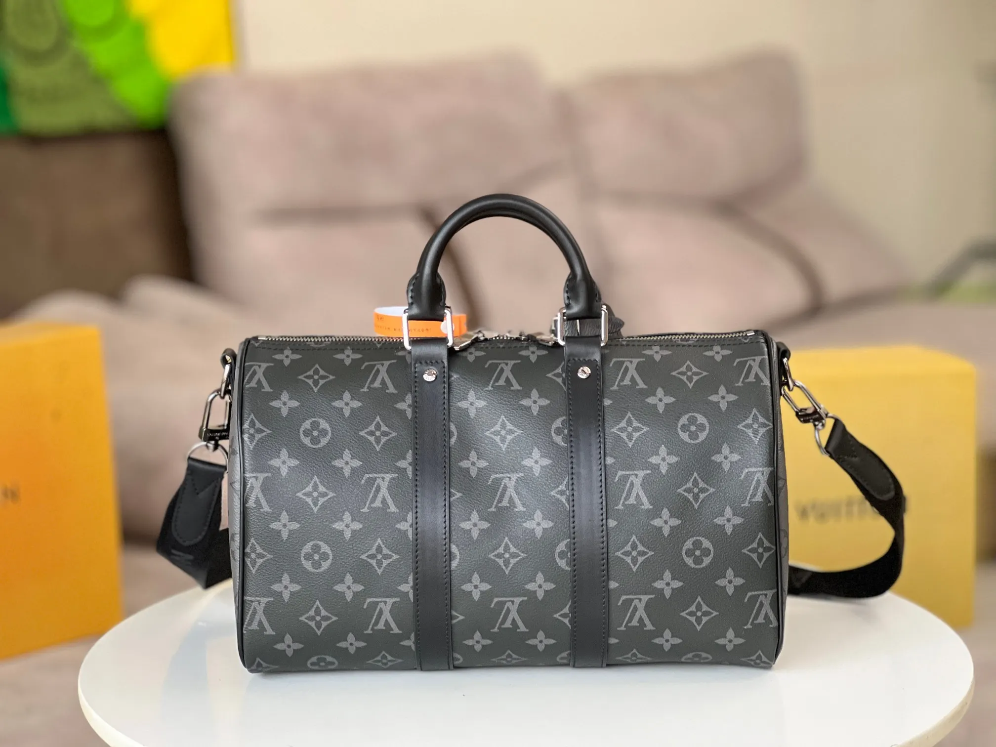 Black Fashion Item Travel Canvas