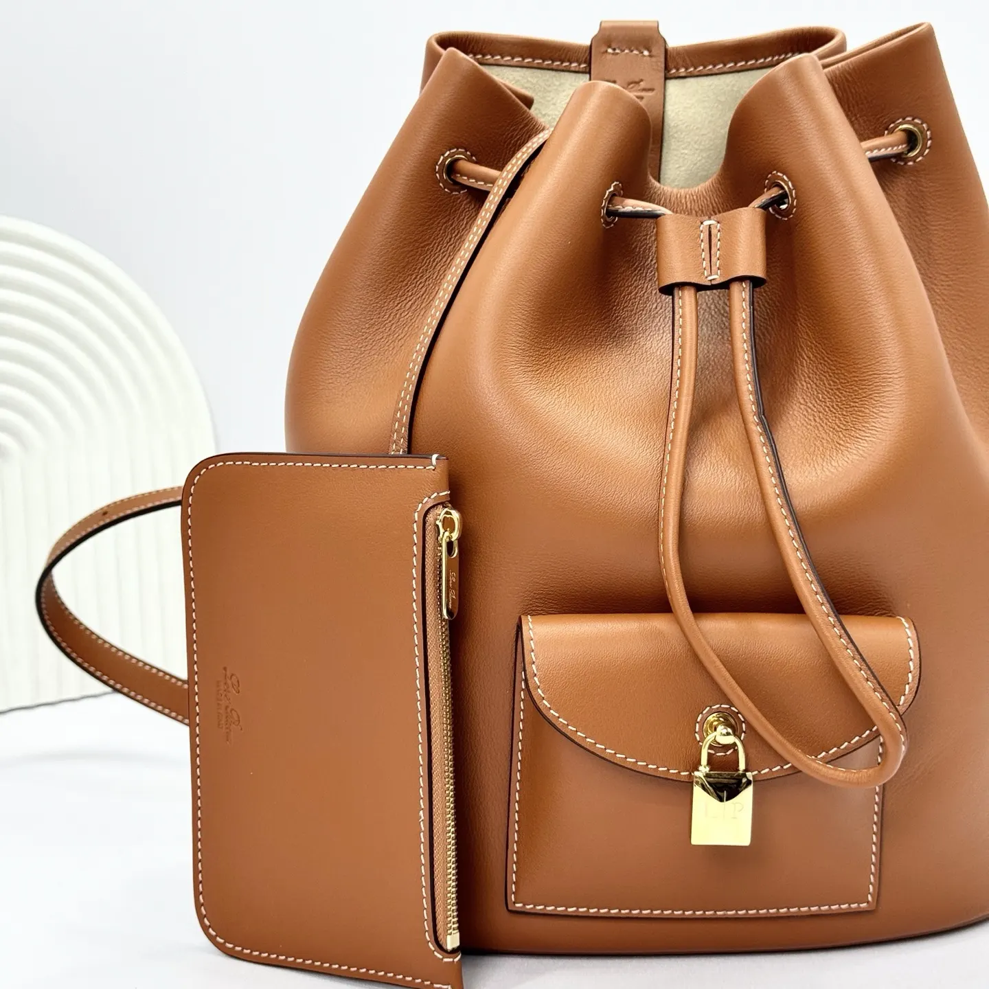 Brown Backpack Leather