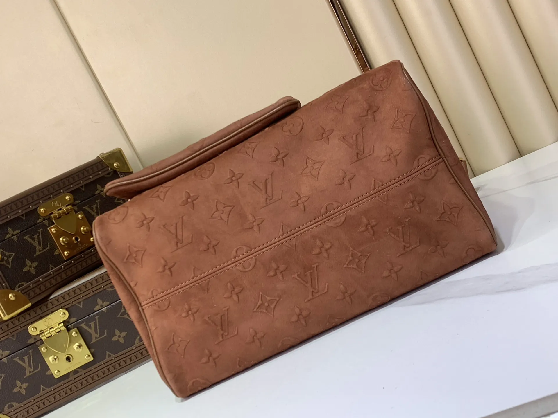Brown Chain Bag Leather