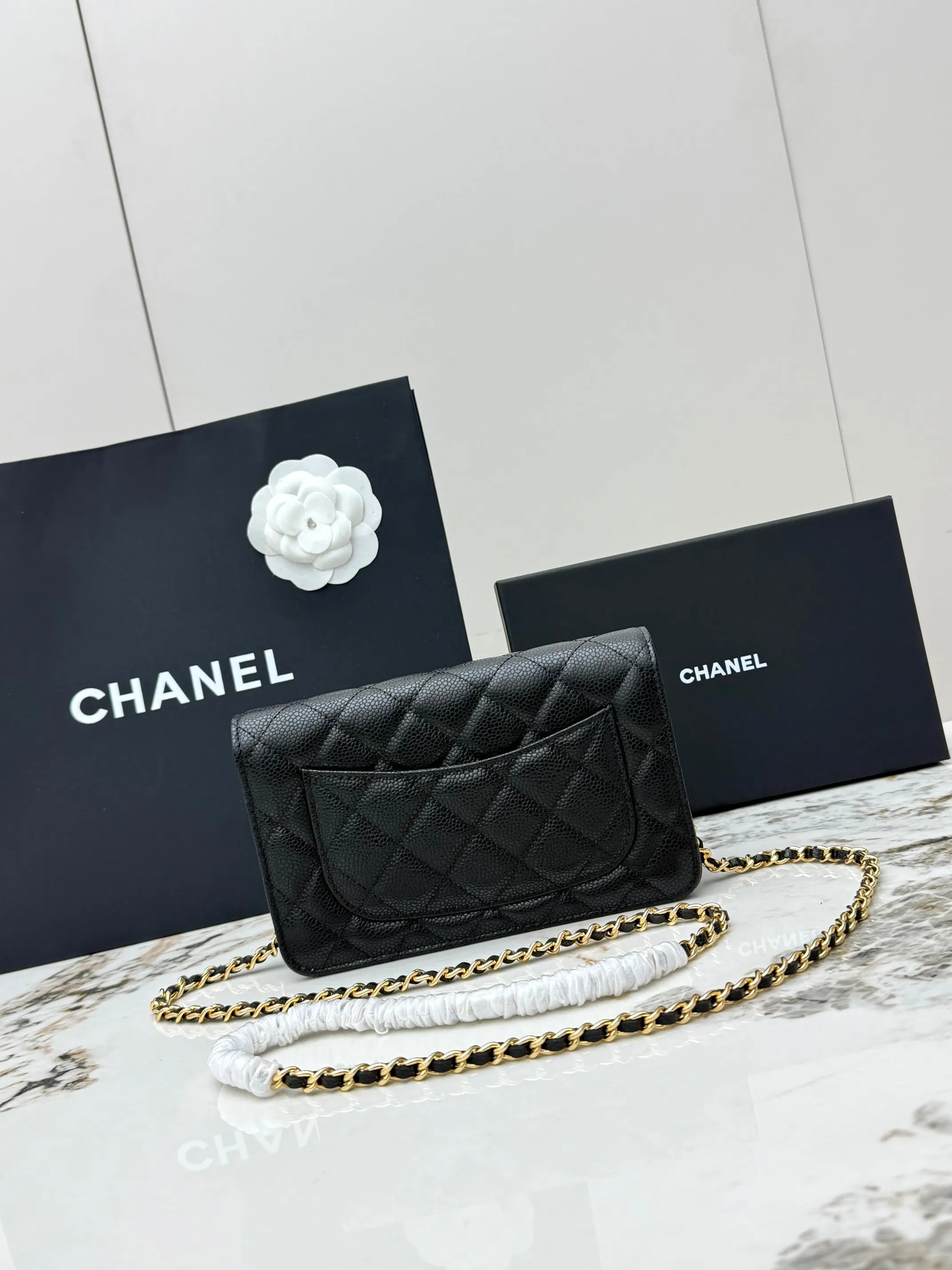 CHANEL 小牛皮 链条包 精致链条款