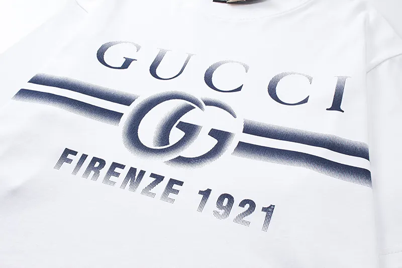 Gucci Double G 雙G刺繡短袖T恤