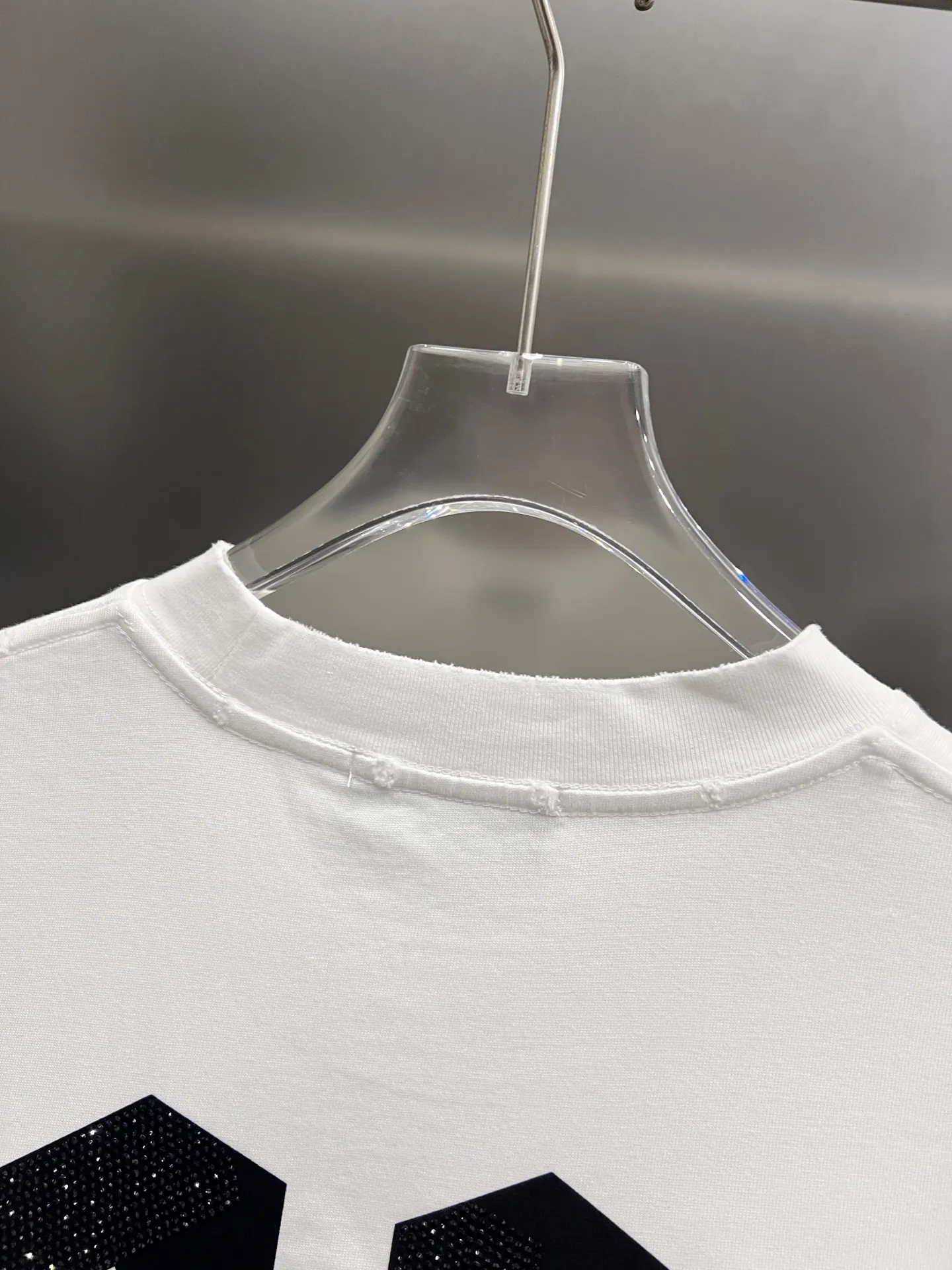 Balenciaga Black Logo Short Sleeve T-Shirt Loose