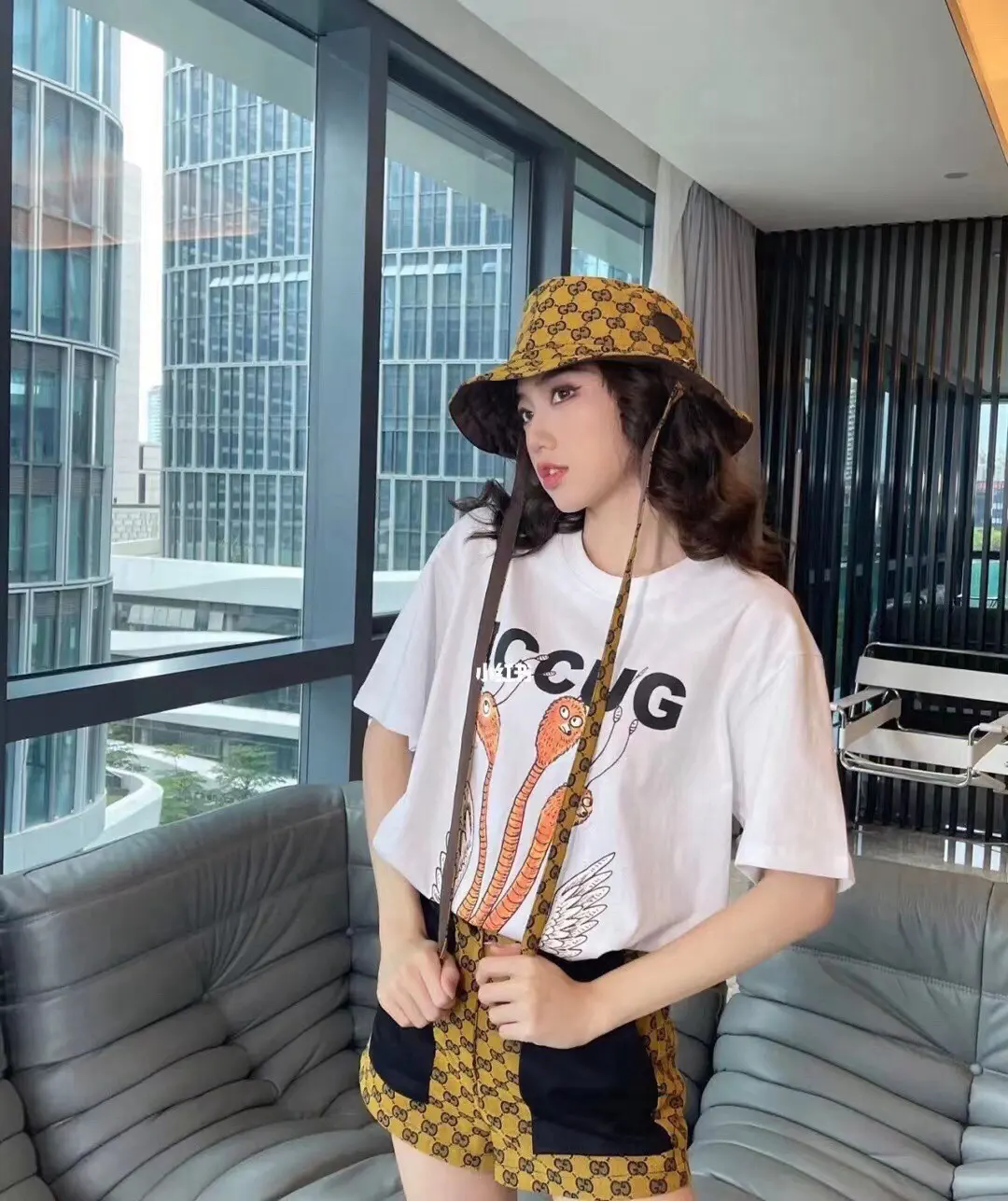Gucci Logo印花短袖T恤