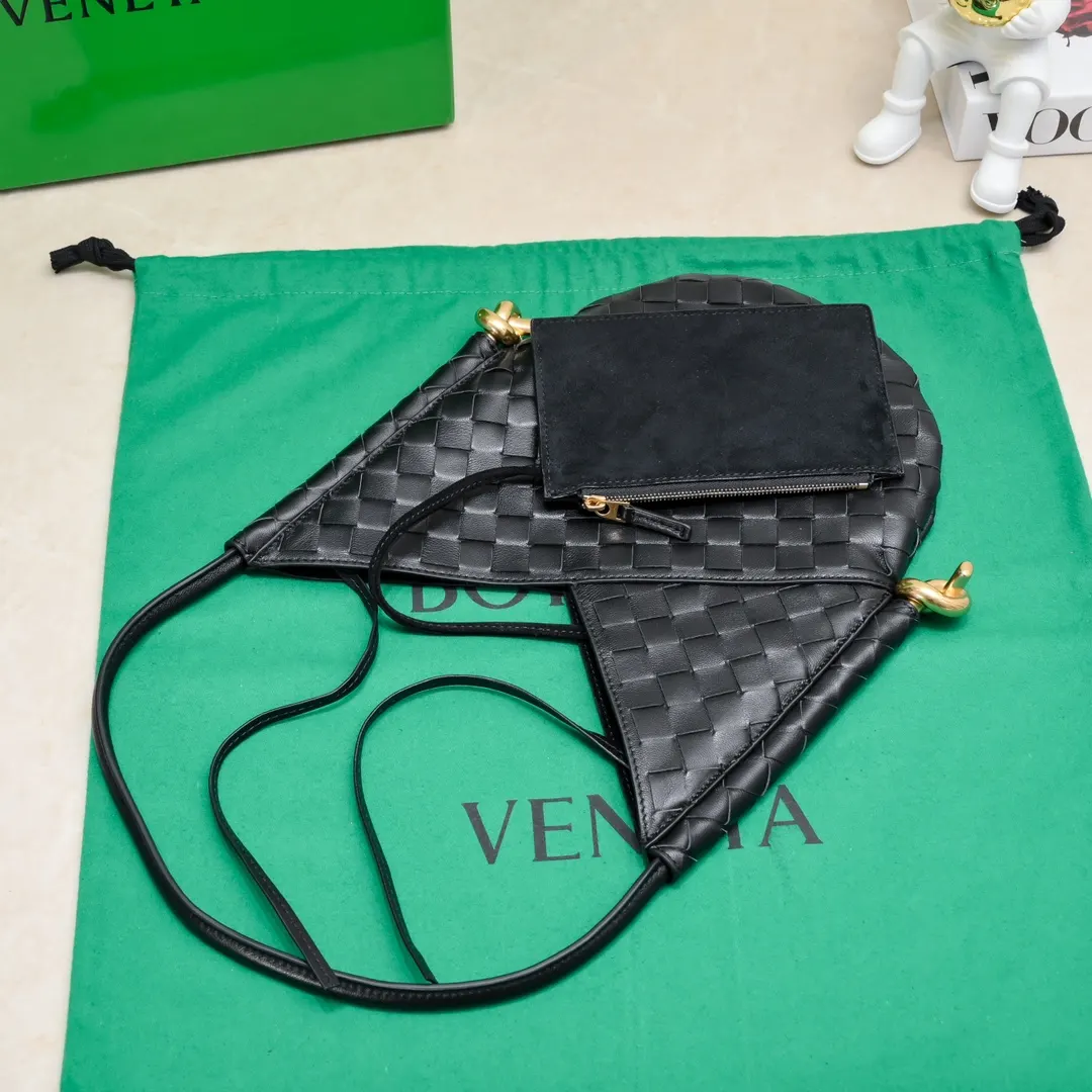 Bottega Veneta 黑色 綠色 皮革 單肩包 日常單肩背款